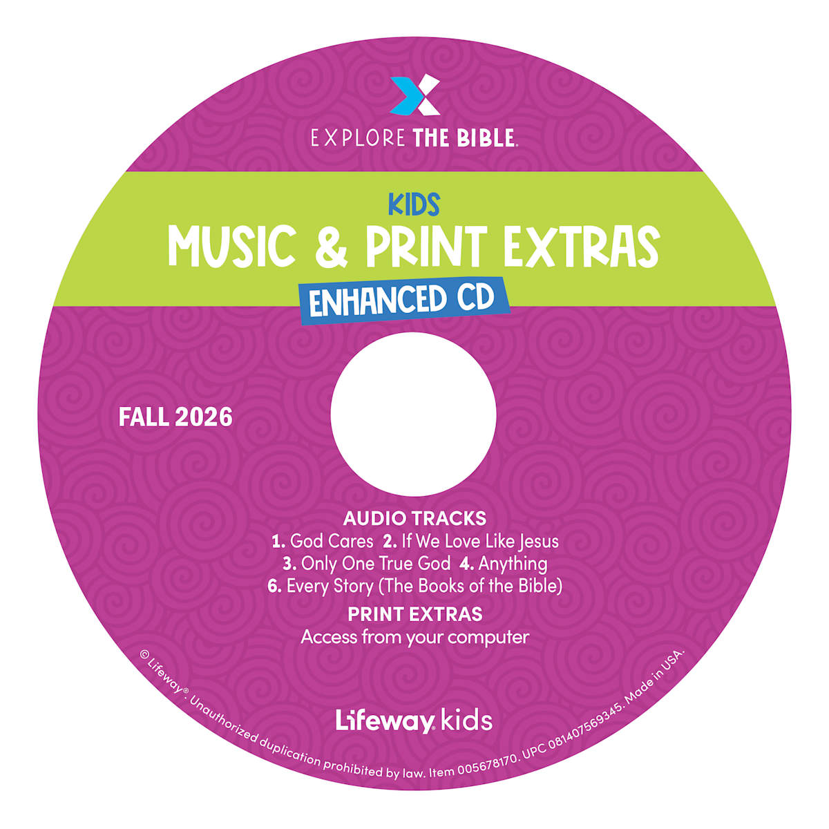 EXPLORE THE BIBLE Kids Music and Print Extras - Fall 2026 | Lifeway