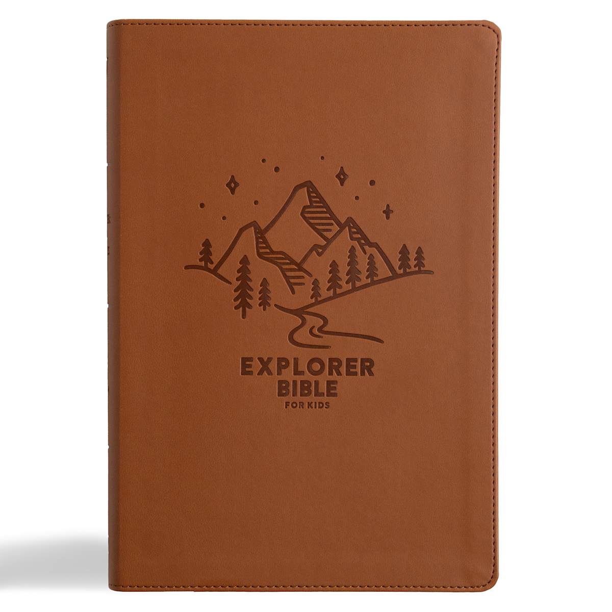 KJV Explorer Bible for Kids, Brown LeatherTouch | Lifeway