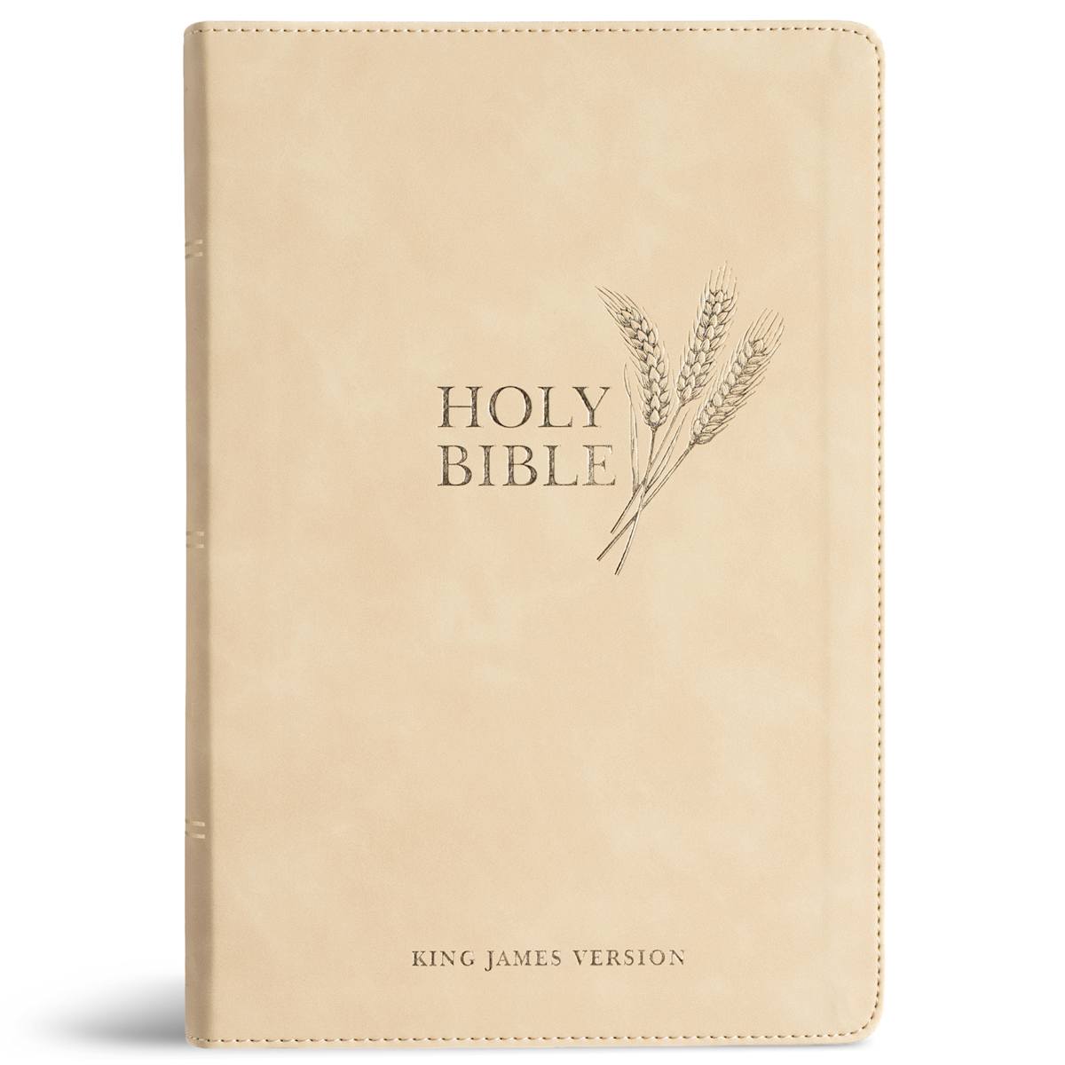 KJV Giant Print Reference Bible, Cream Leathertouch, Indexed | Lifeway