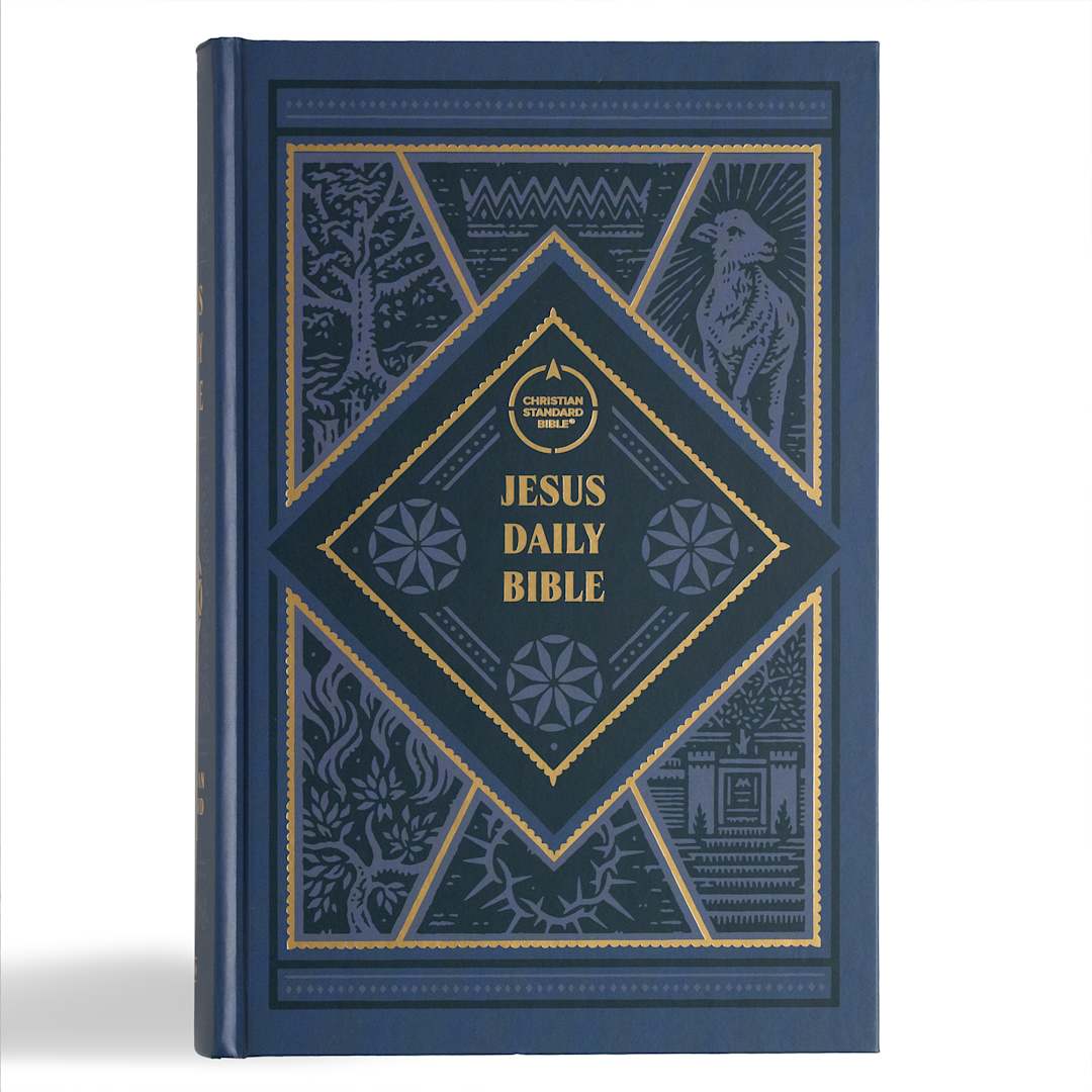 CSB Jesus Daily Bible, Hardcover