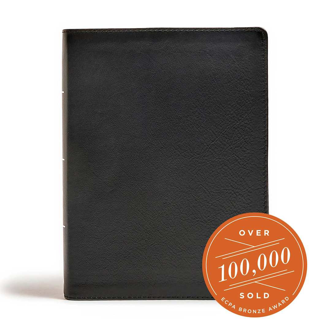 CSB Tony Evans Study Bible, Black Genuine Leather