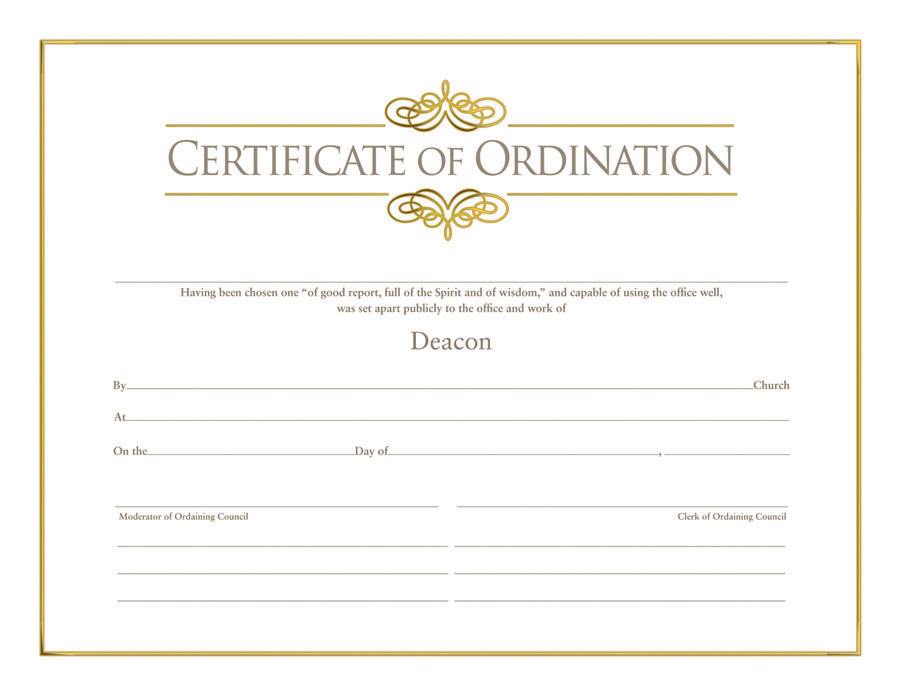 Certificate of Ordination for Deacon - Foil Stamped (Package of 6) | Lifeway certificate-of-ordination-for-deacon-foil-stamped-package-of-6-lifeway