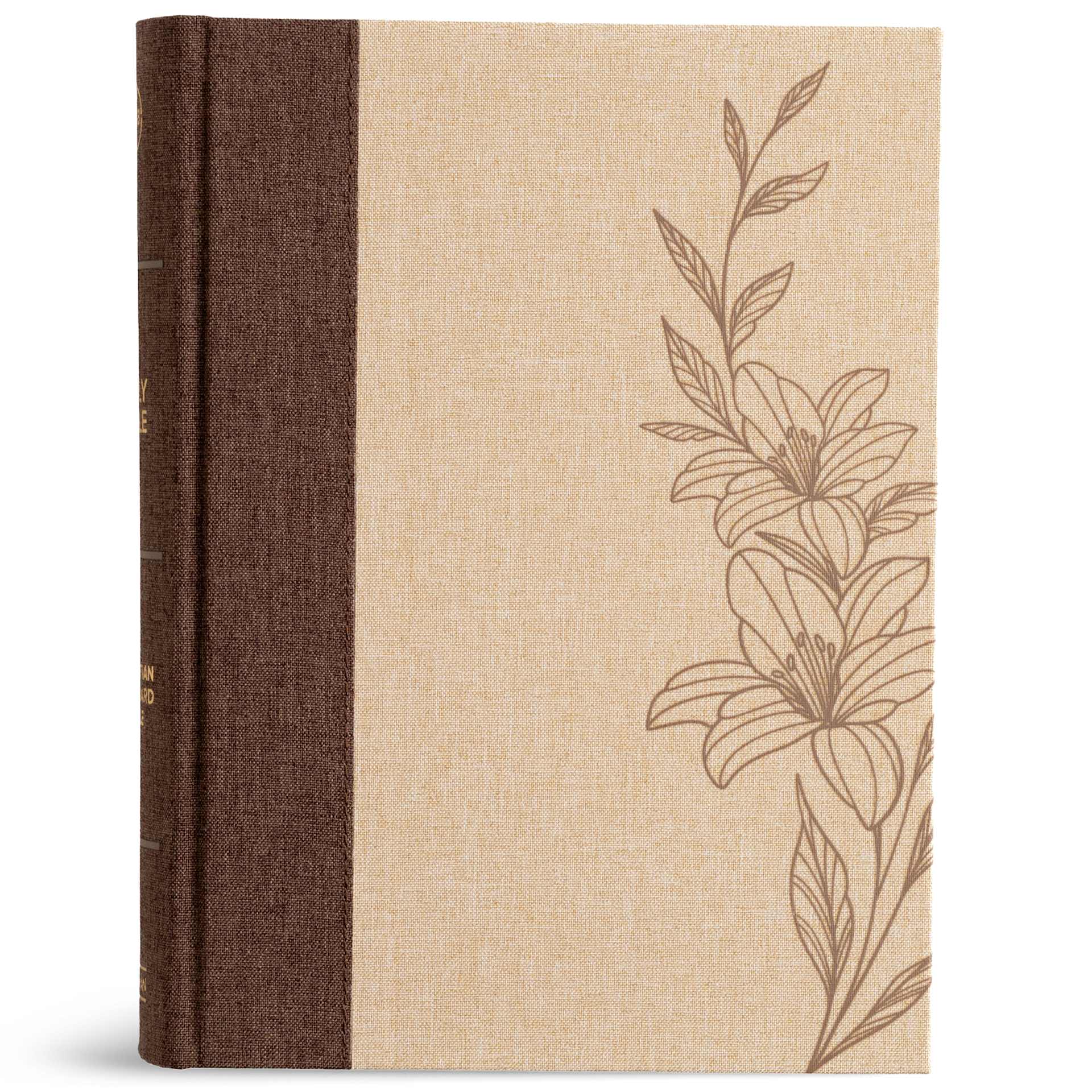 CSB Single-Column Wide-Margin Bible, Cream Cloth Over Board | Lifeway