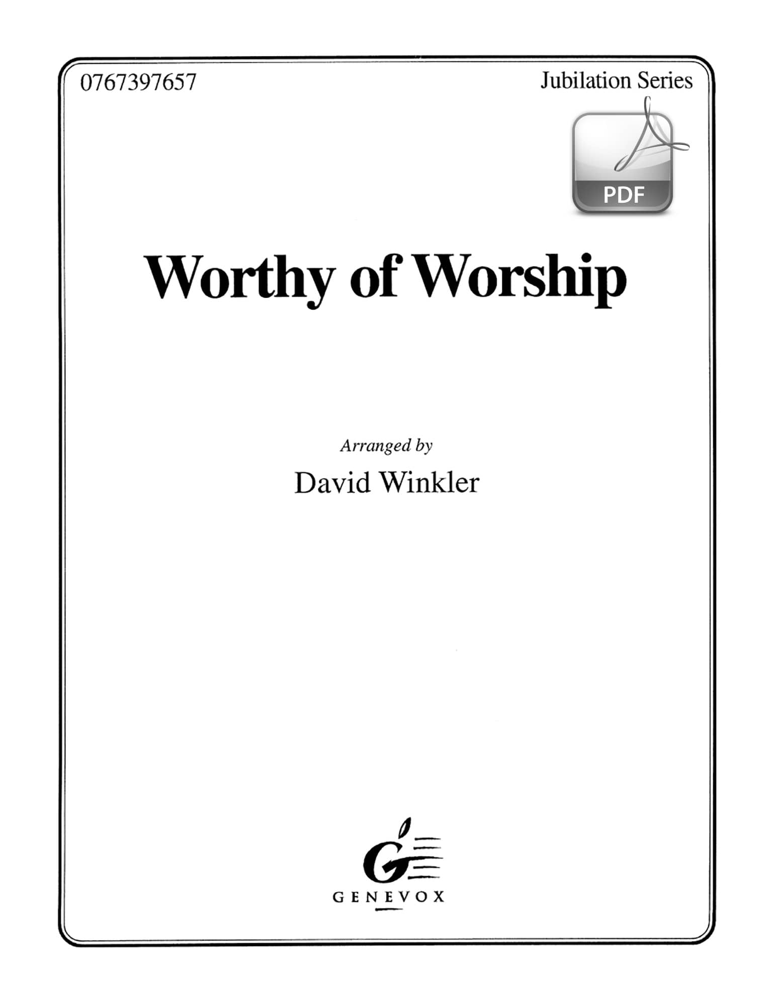 Worthy of Worship - Downloadable Orchestra Feature