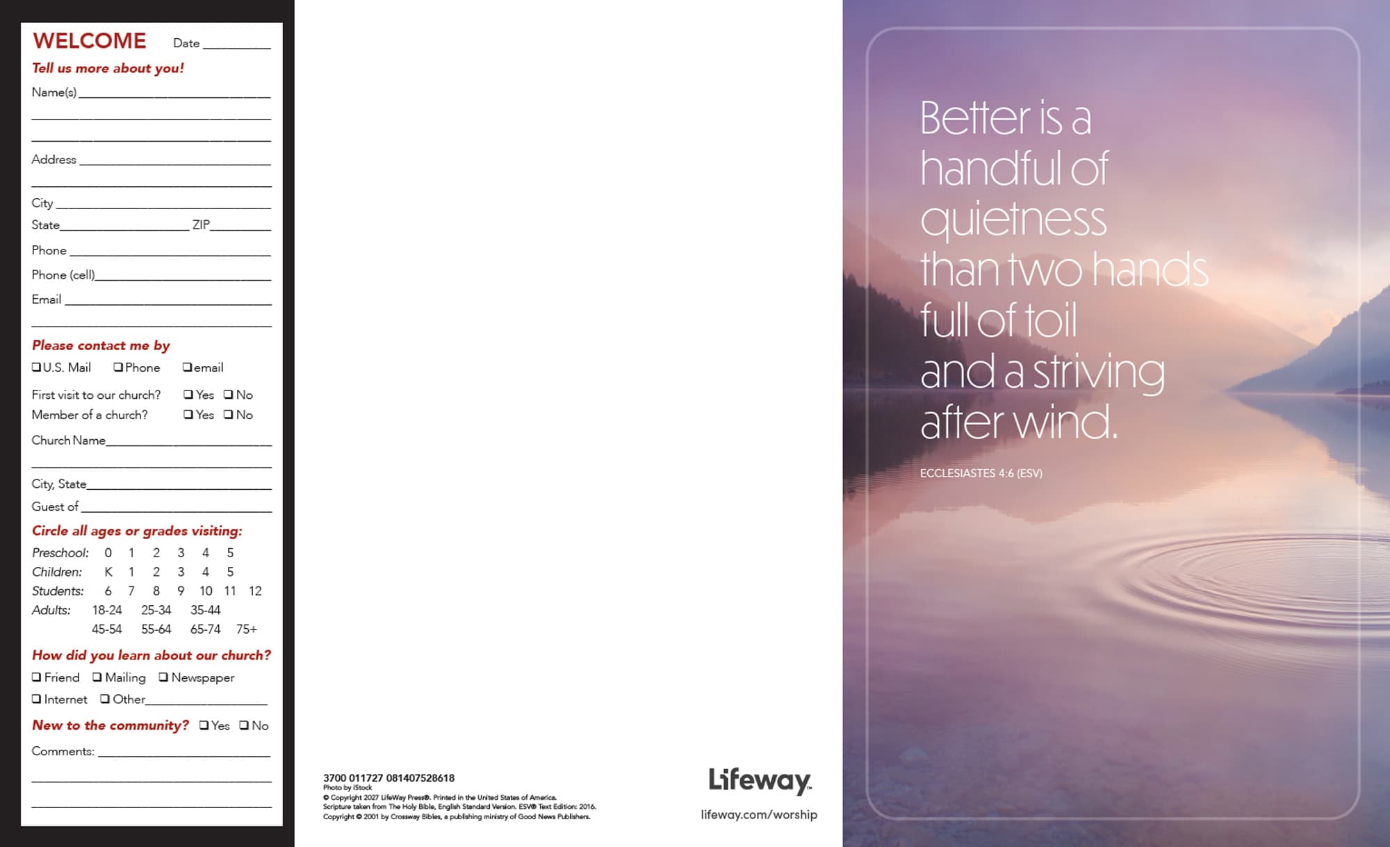 Response Bulletin - 01/17/27 | Lifeway