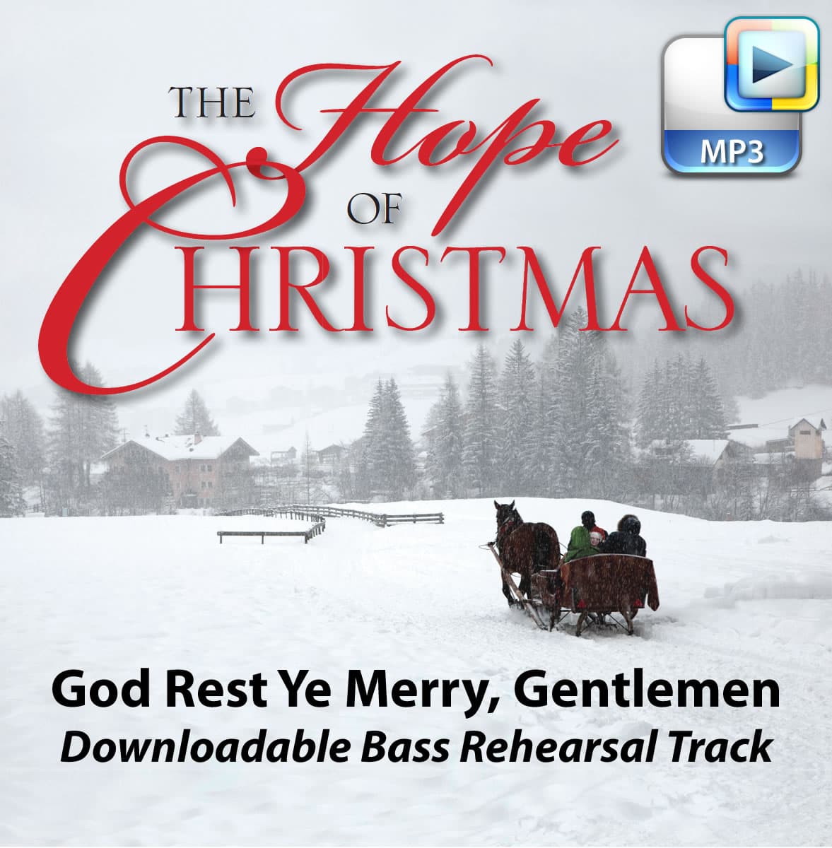 God Rest Ye Merry, Gentlemen - Downloadable Bass Rehearsal Track