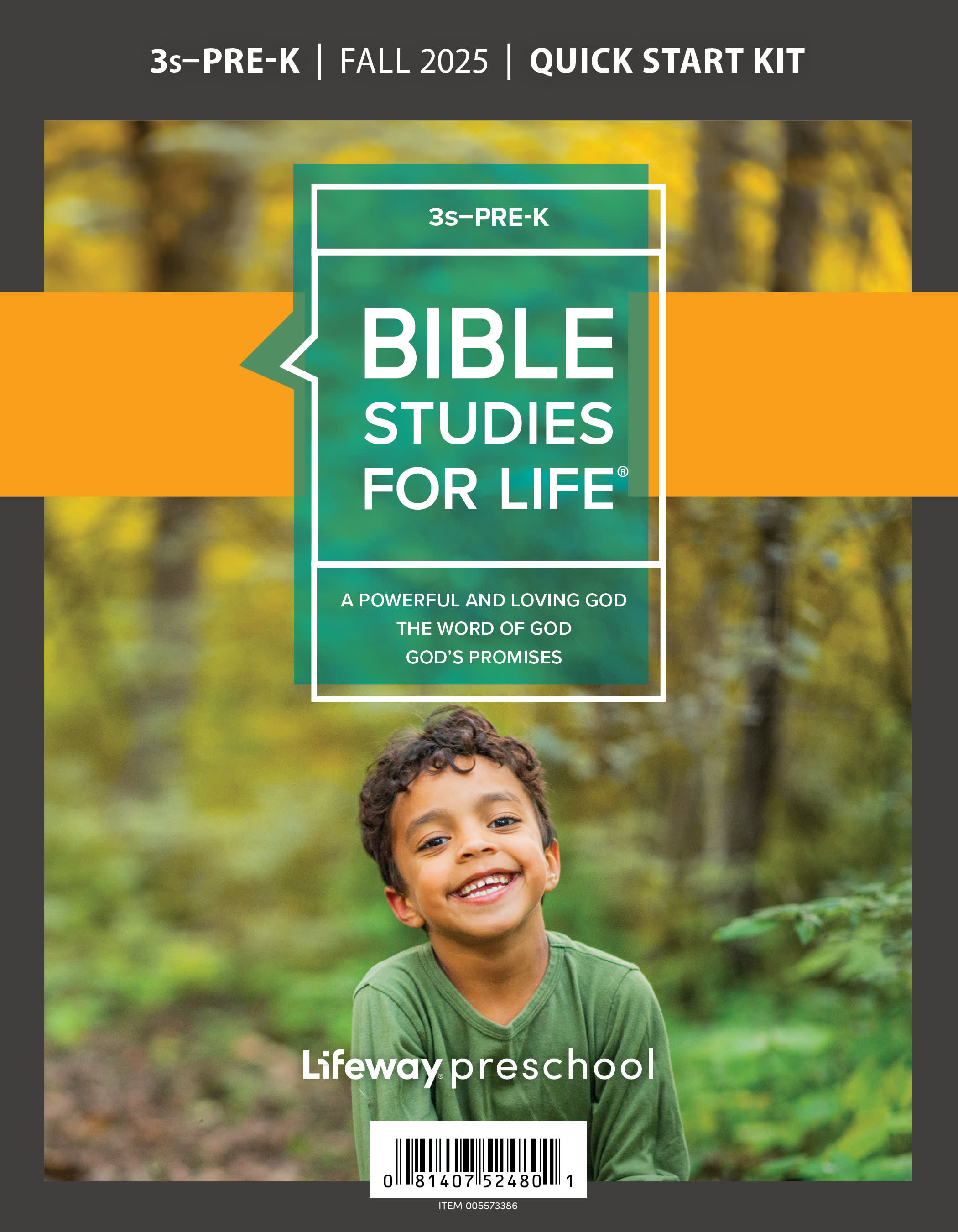 Bible Studies For Life: 3s–Pre-K Quick Start Kit Fall 2025