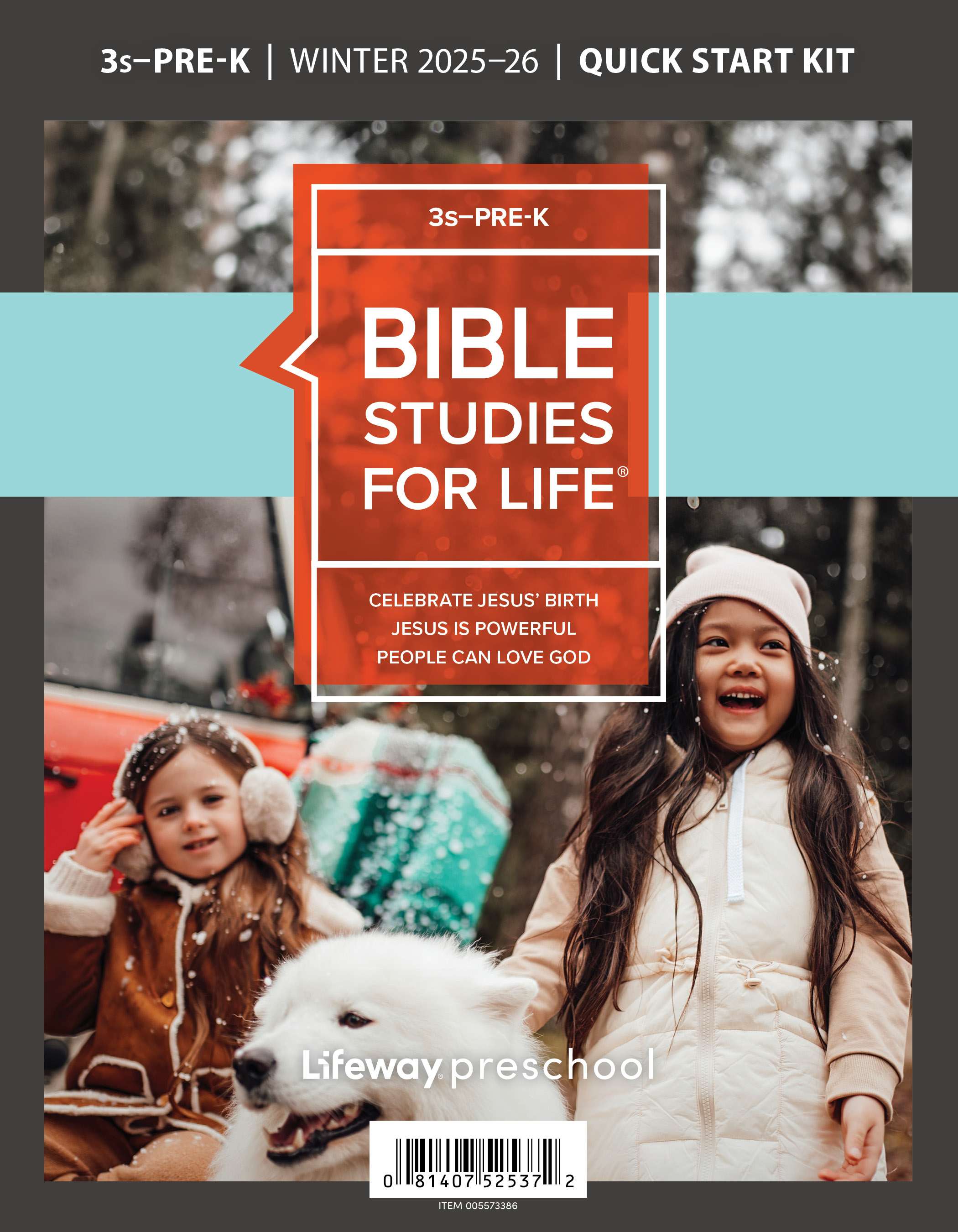Bible Studies For Life: 3s–Pre-K Quick Start Kit Winter 2026