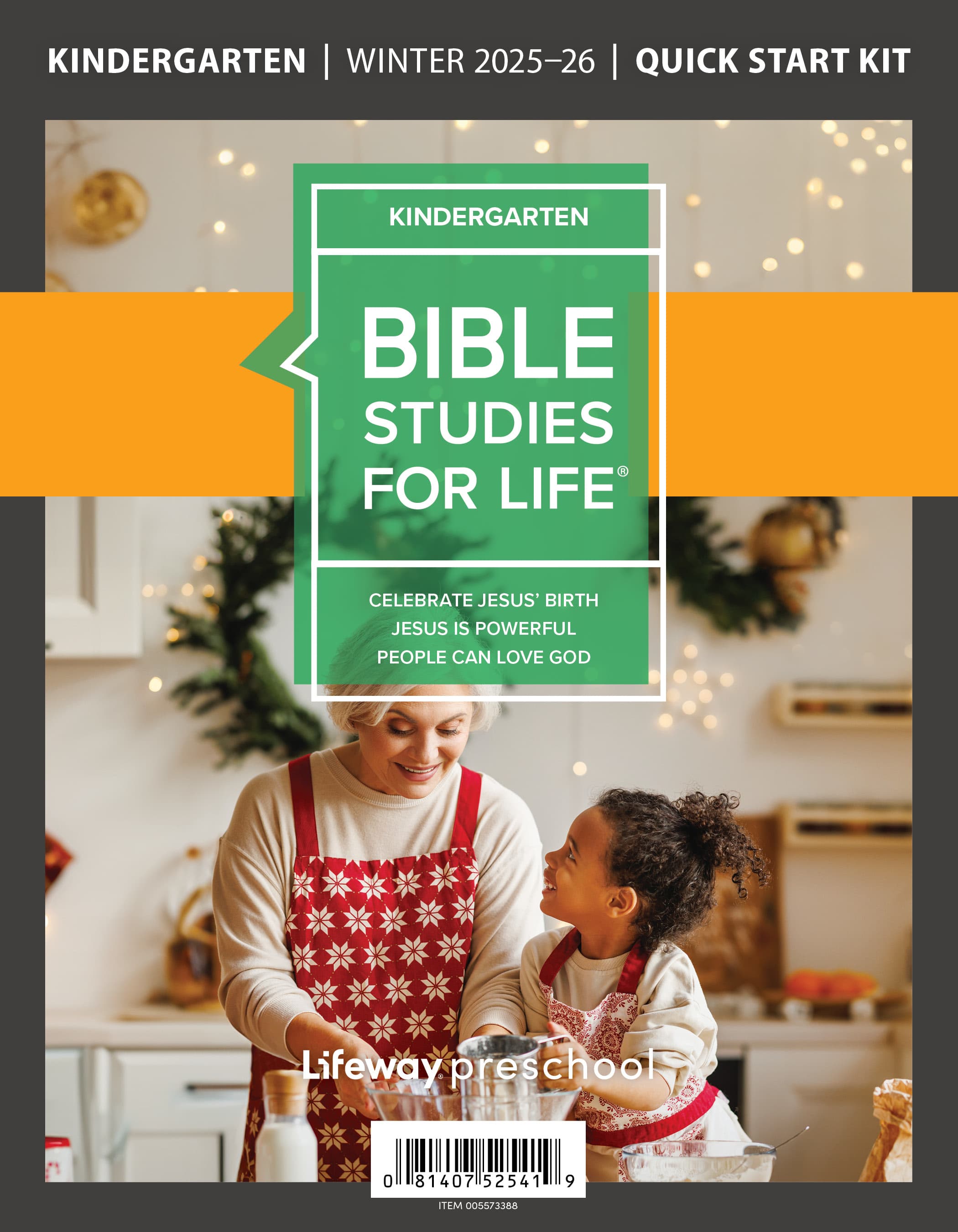 Bible Studies For Life: Kindergarten Quick Start Kit Winter 2026