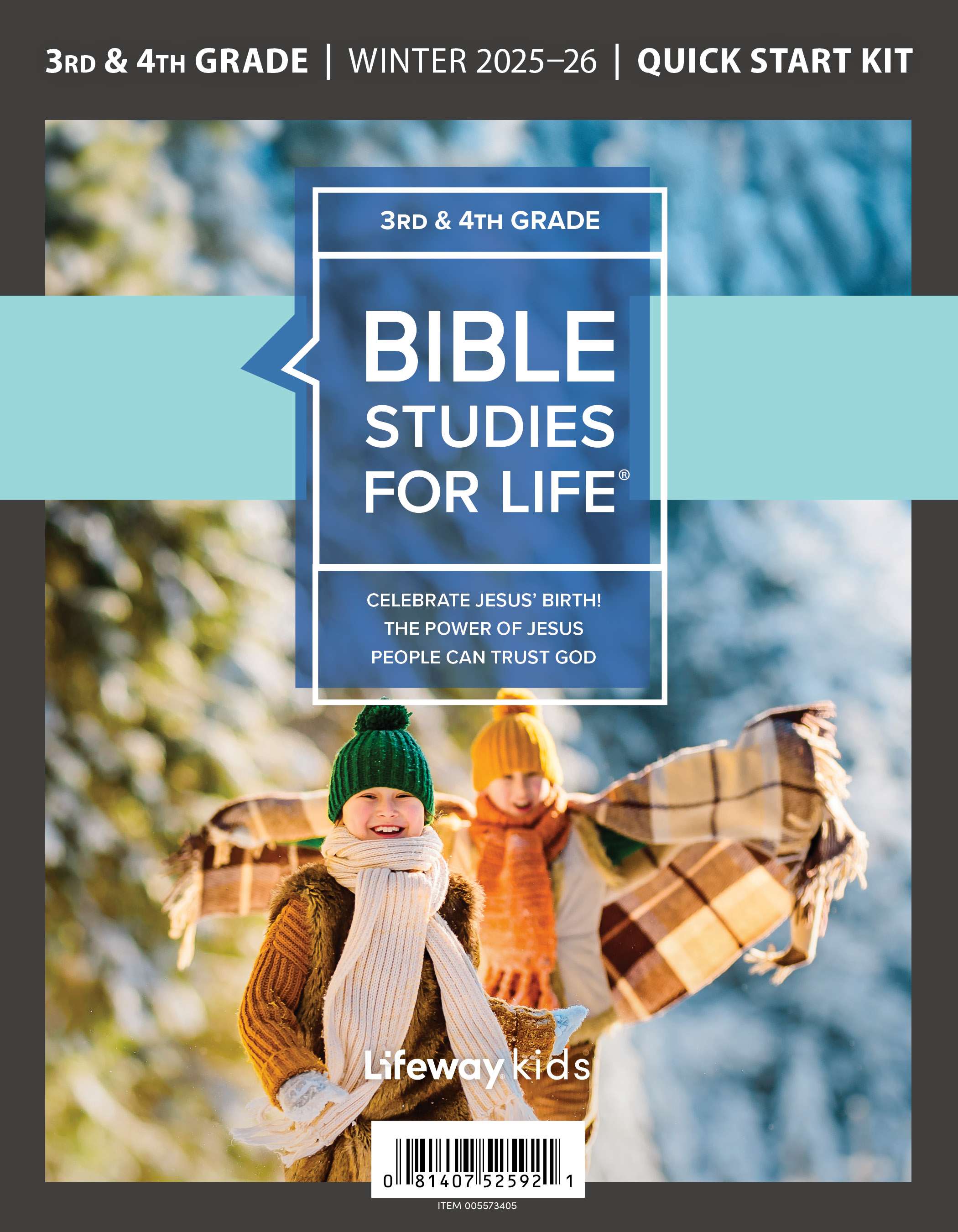 Bible Studies For Life: Kids Grades 3-4 Quick Start Kit Winter 2026