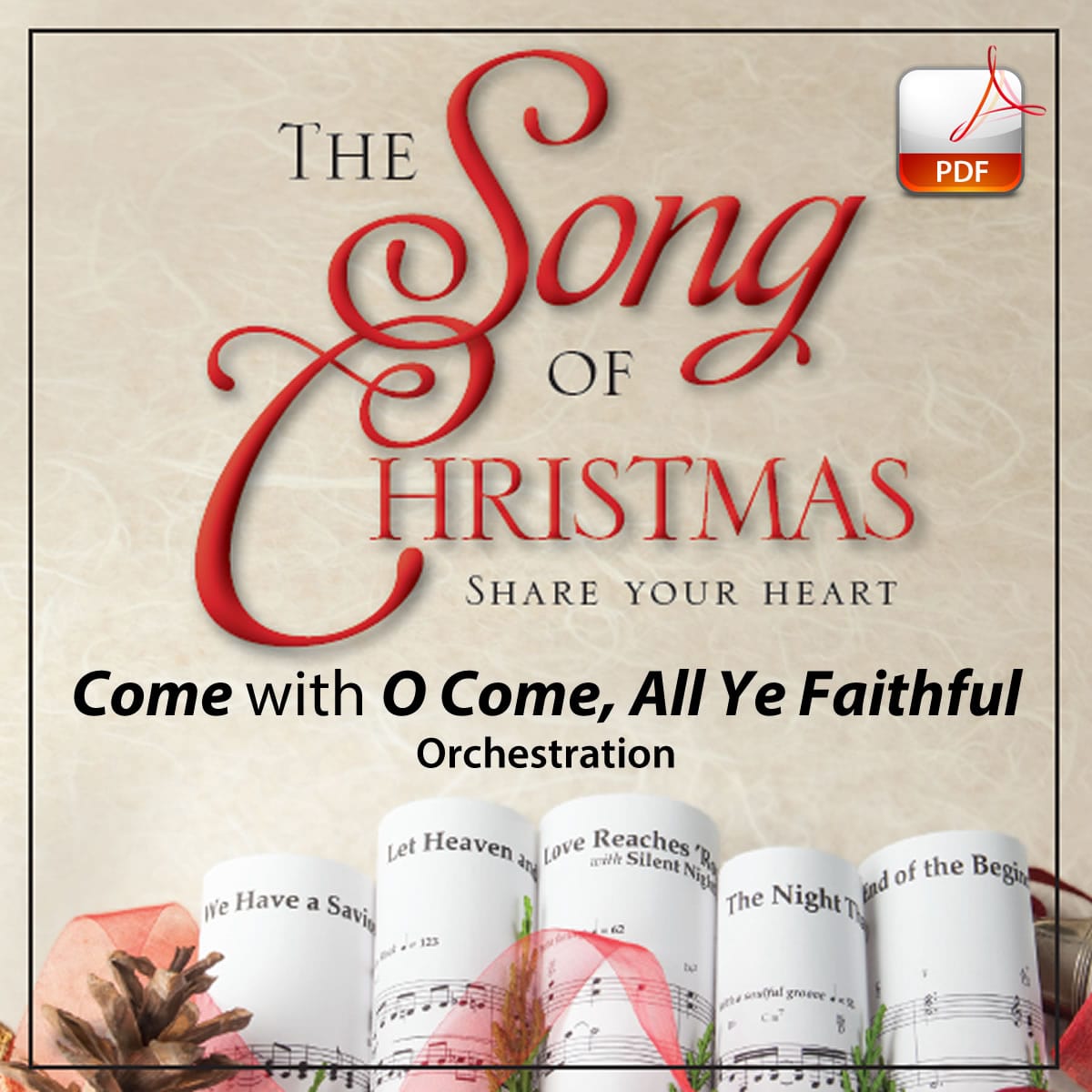 Come! with O Come, All Ye Faithful - Downloadable Orchestration