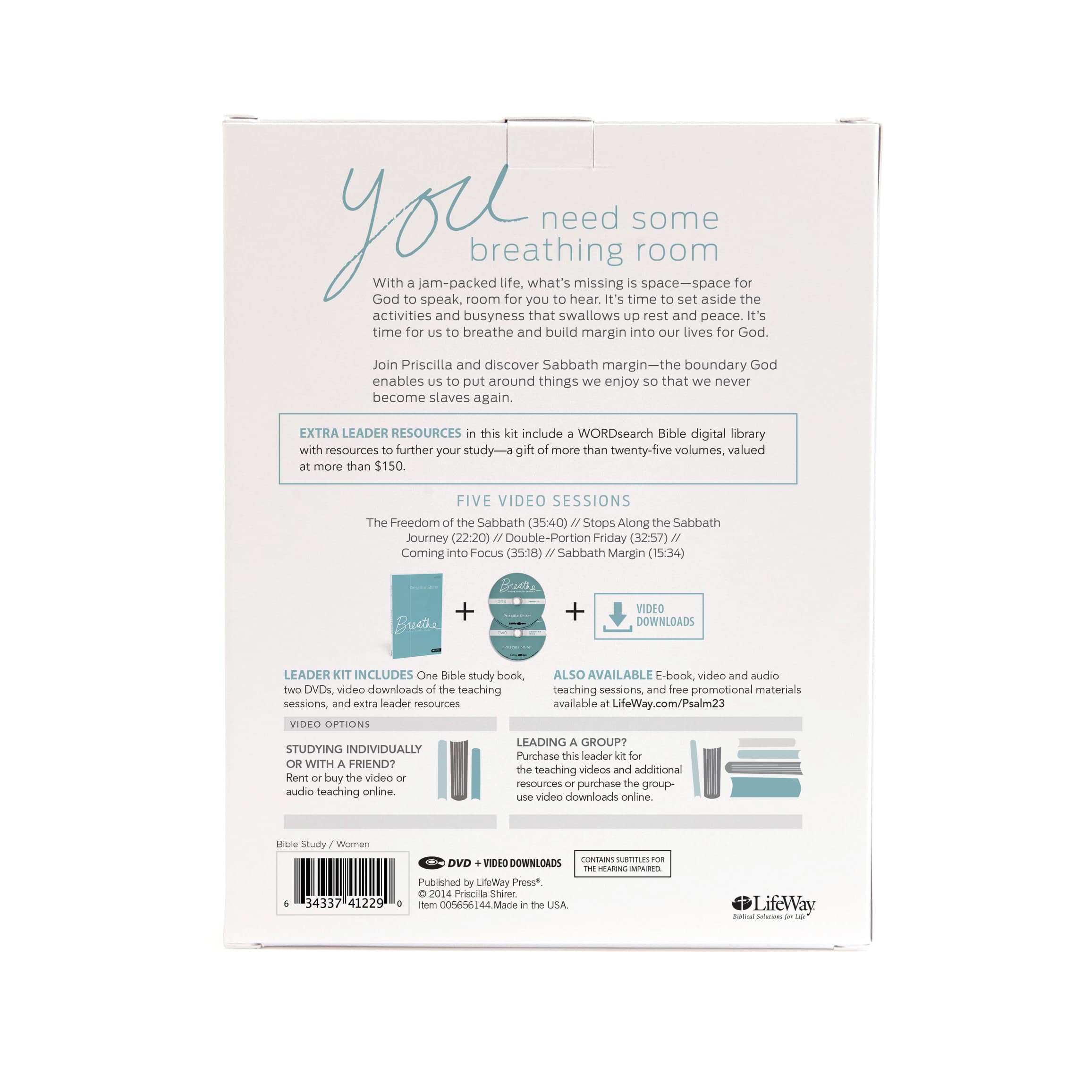 slide 3 of 7 for Breathe - Bible Study Leader Kit