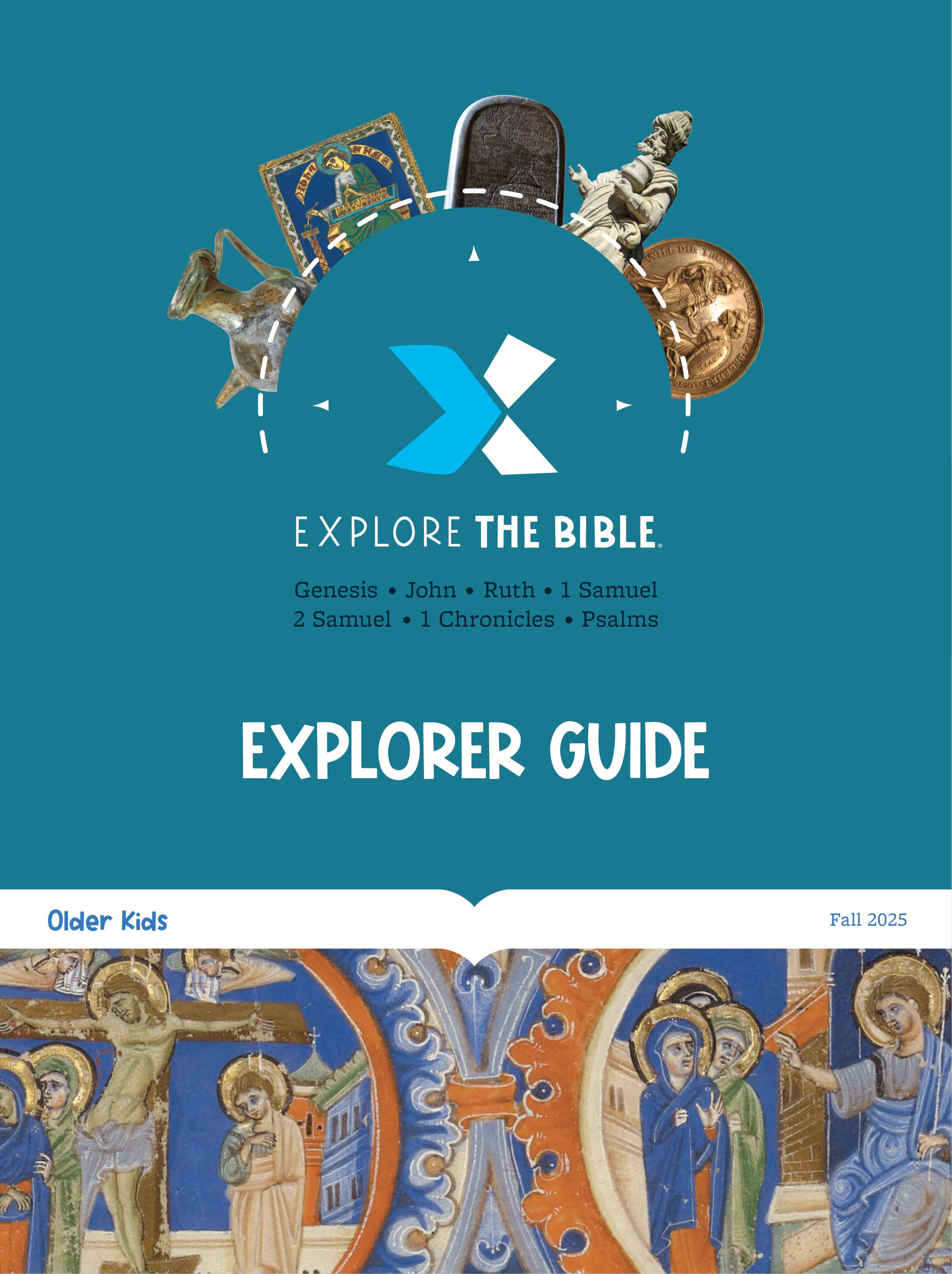 slide 1 of 3 for EXPLORE THE BIBLE Older Kids Explorer Guide - Fall 2025