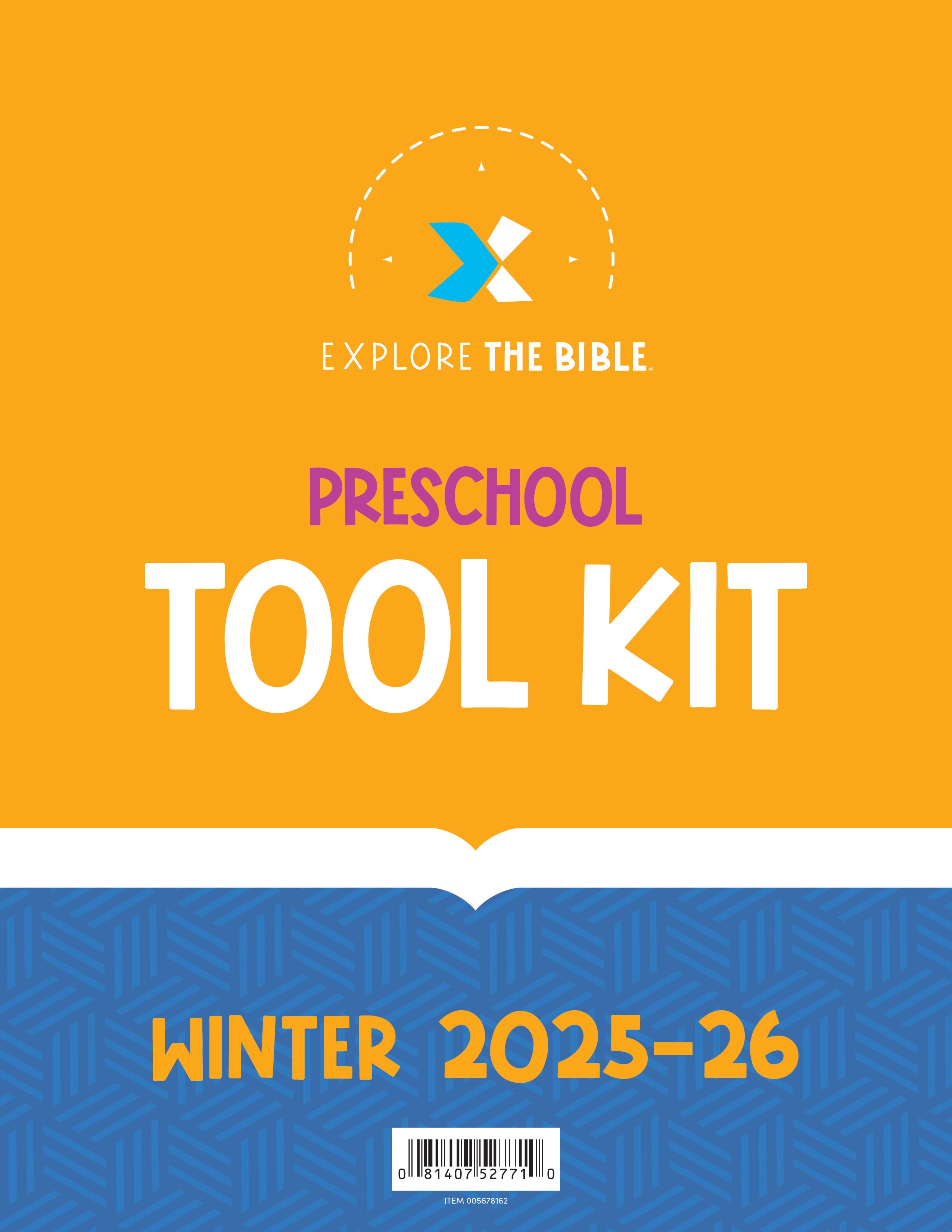 EXPLORE THE BIBLE Preschool Tool Kit - Winter 2026