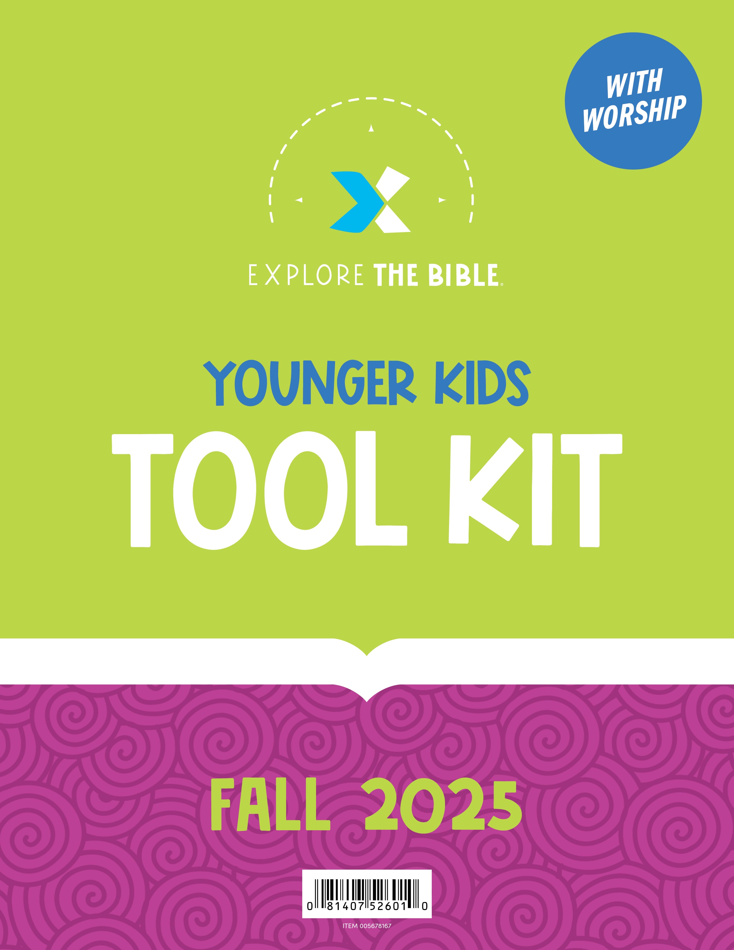 EXPLORE THE BIBLE Younger Kids Tool Kit with Worship - Fall 2025