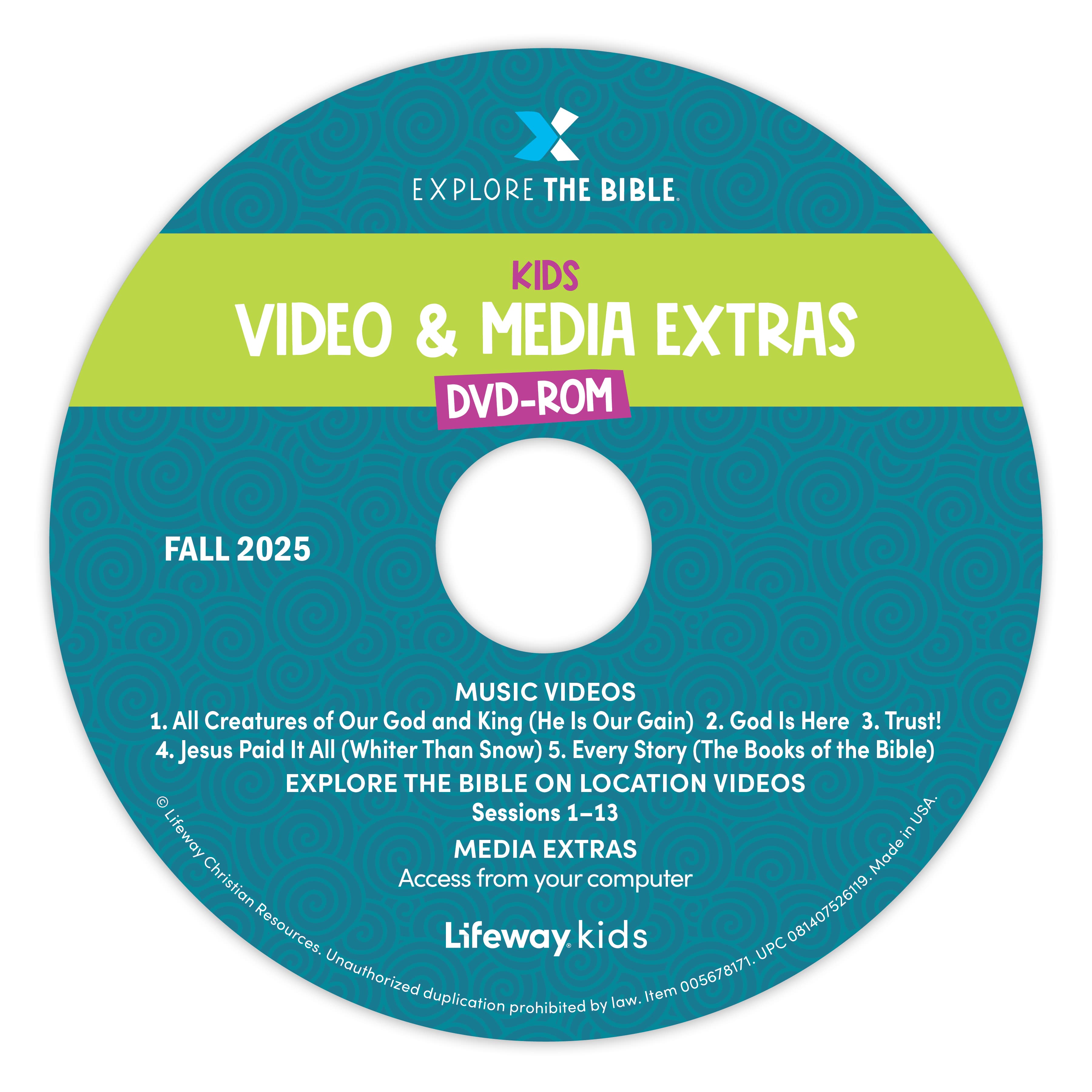 EXPLORE THE BIBLE Kids Video and Media Extras - Fall 2025