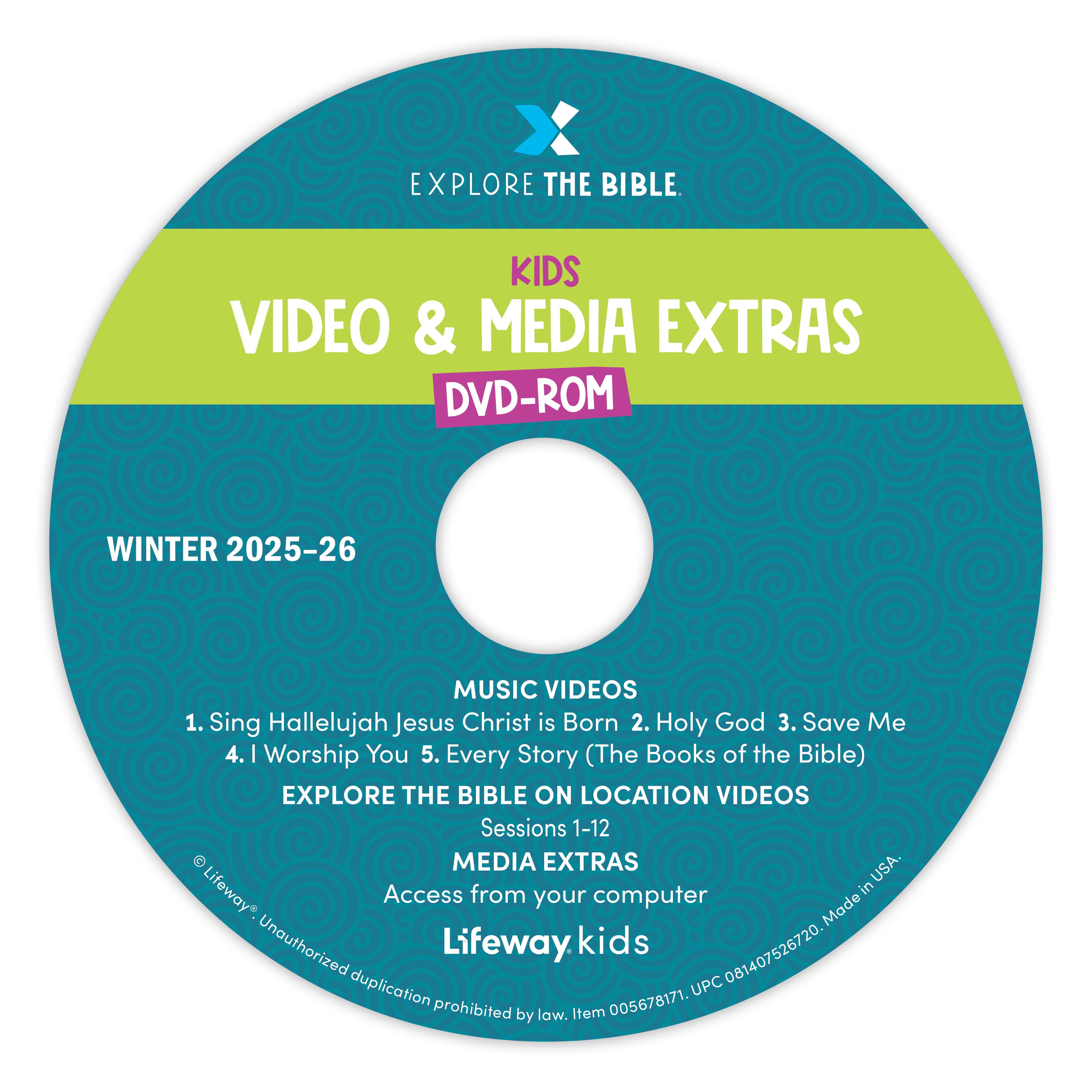 EXPLORE THE BIBLE Kids Video and Media Extras - Winter 2026