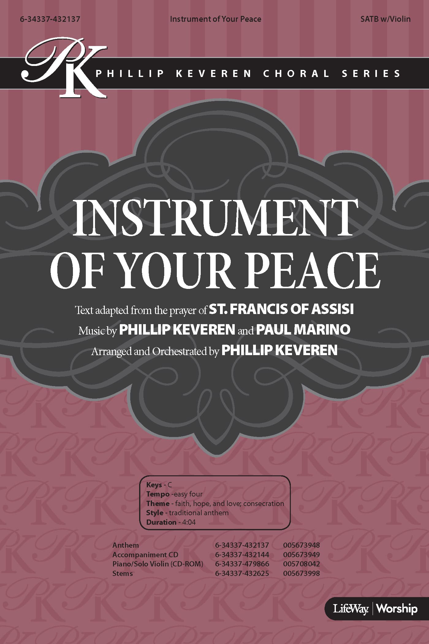 Instrument of Your Peace - Downloadable Bass Rehearsal Track