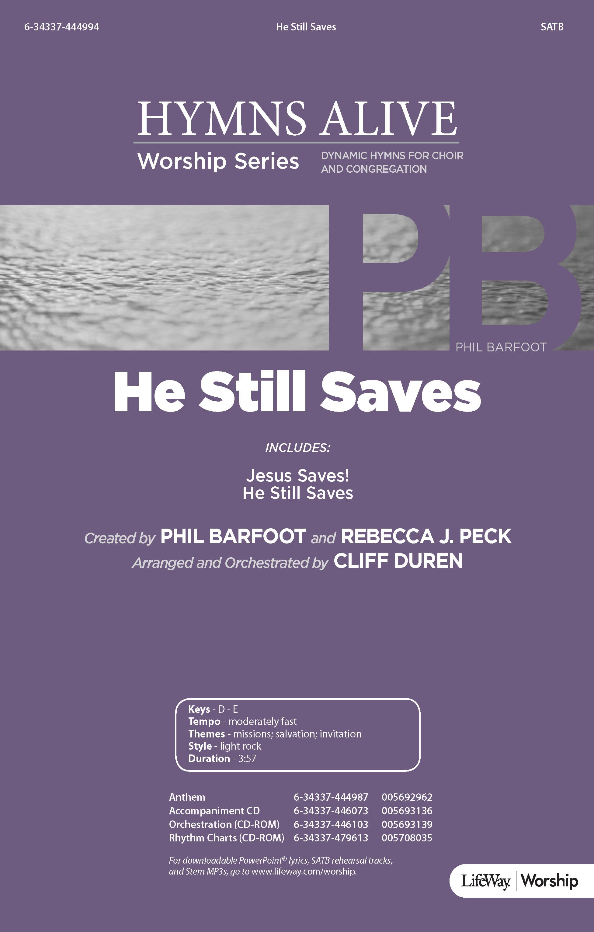 He Still Saves with Jesus Saves - Downloadable Listening Track