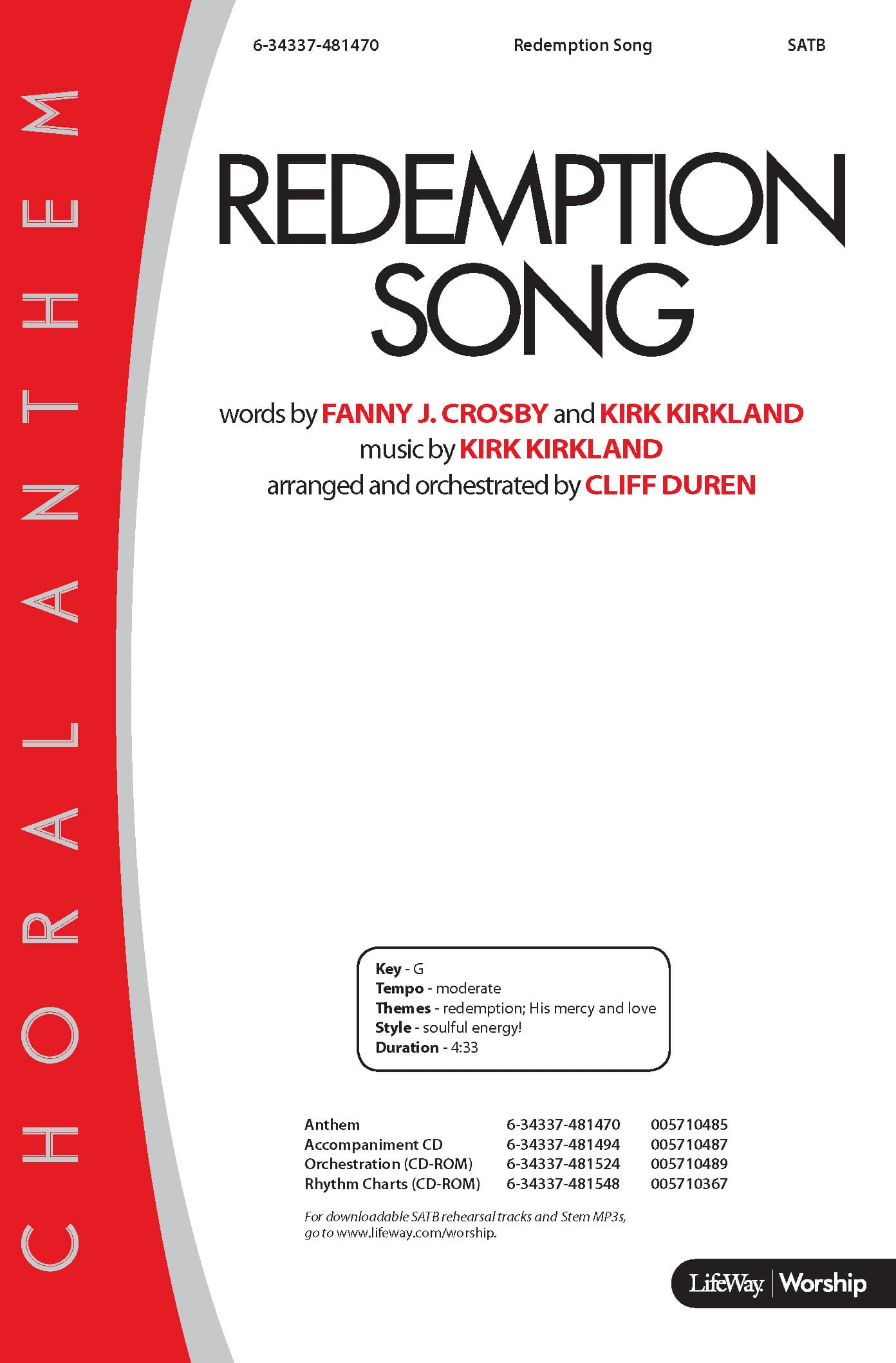 Redemption Song - Downloadable Soprano Rehearsal Track | Lifeway