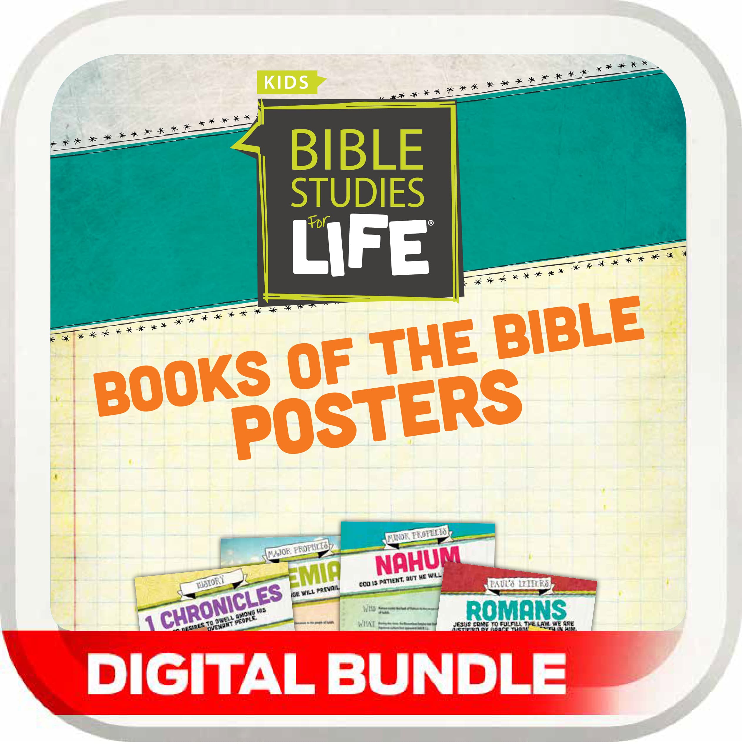 slide 1 of 2 for Bible Studies for Life: Kids Books of the Bible Posters - Digital
