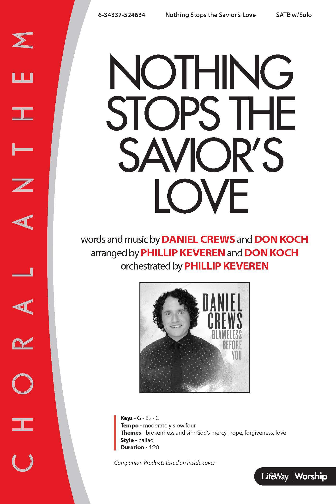 Nothing Stops the Savior's Love - Downloadable Tenor Rehearsal Track