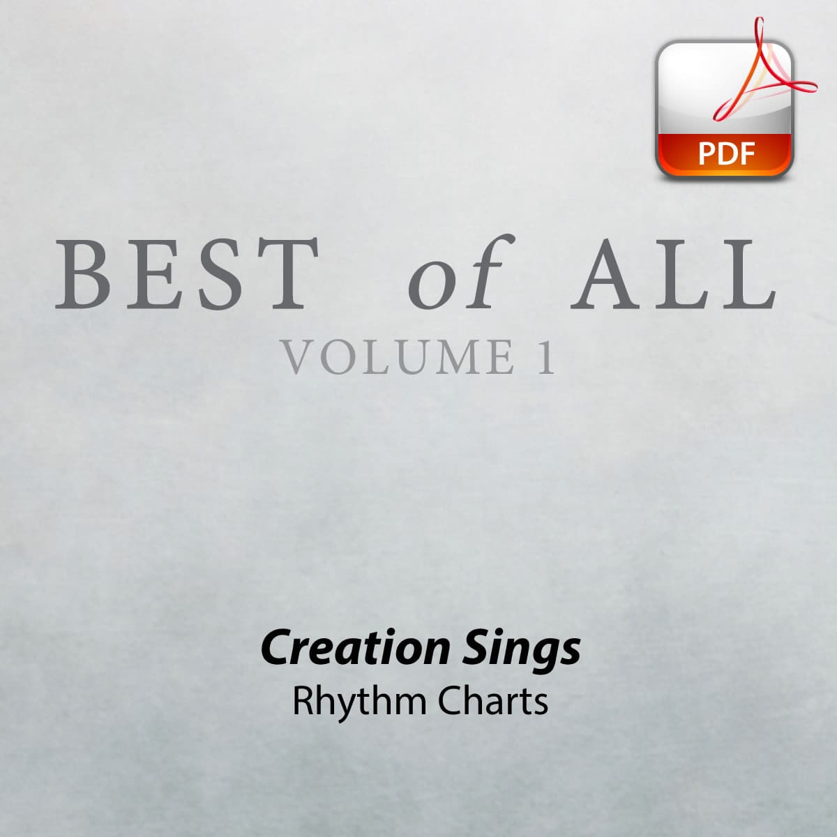 Creation Sings - Downloadable Rhythm Charts