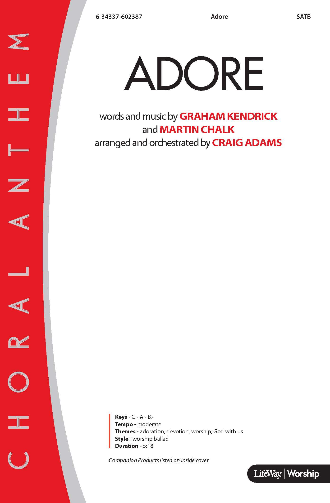 Adore - Downloadable Alto Rehearsal Track