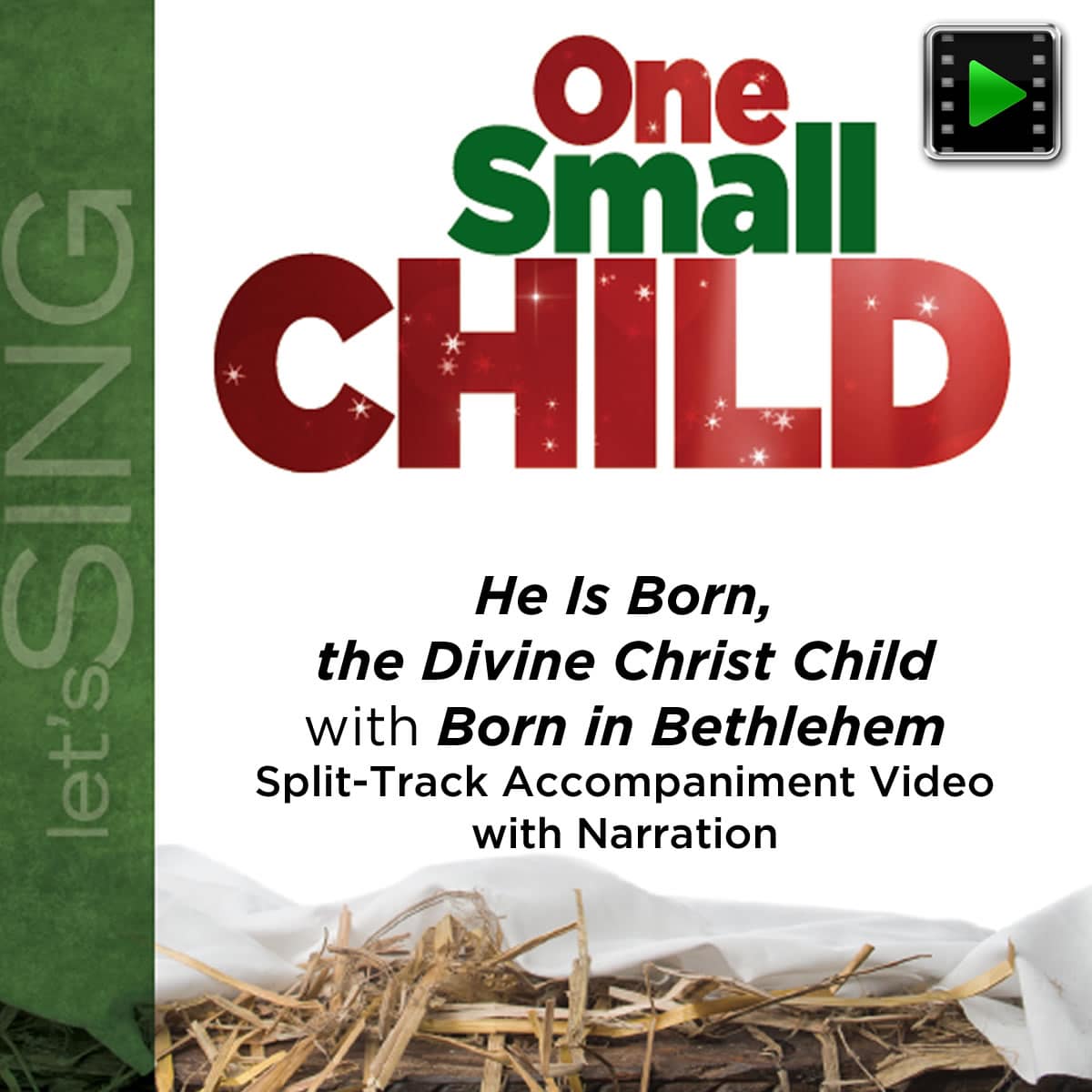 He Is Born, the Divine Christ Child with Born in Bethlehem - Downloadable Split-Track Accompaniment Video with Narration
