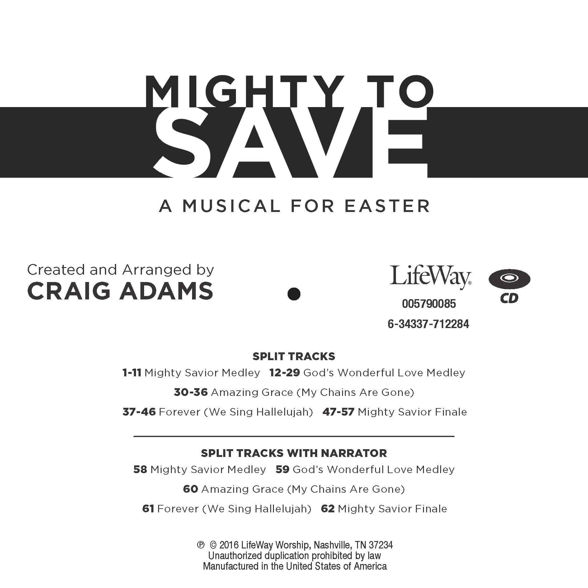 Mighty to Save - Accompaniment CD