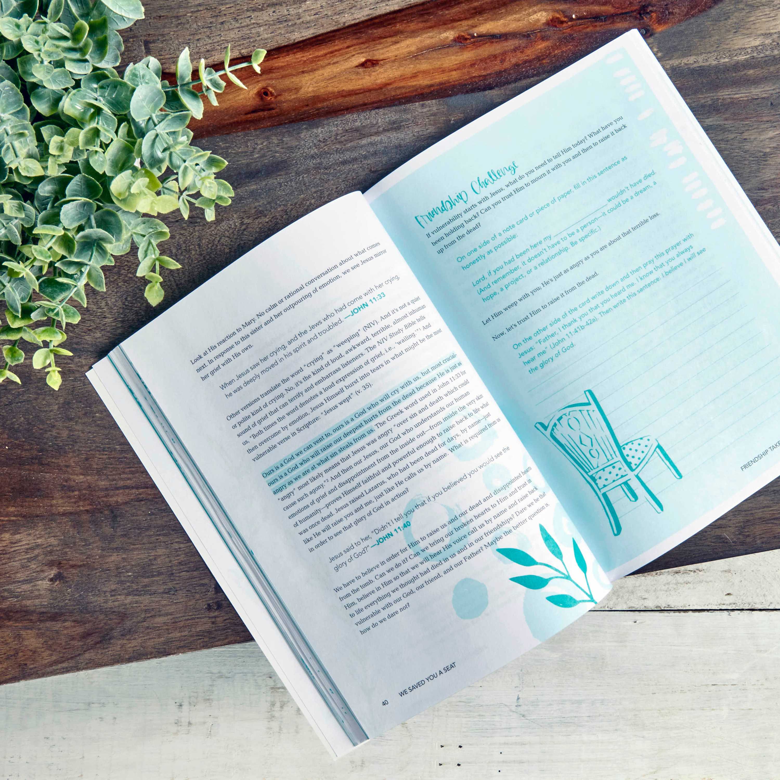 slide 3 of 4 for We Saved You a Seat - Teen Girls' Bible Study Book