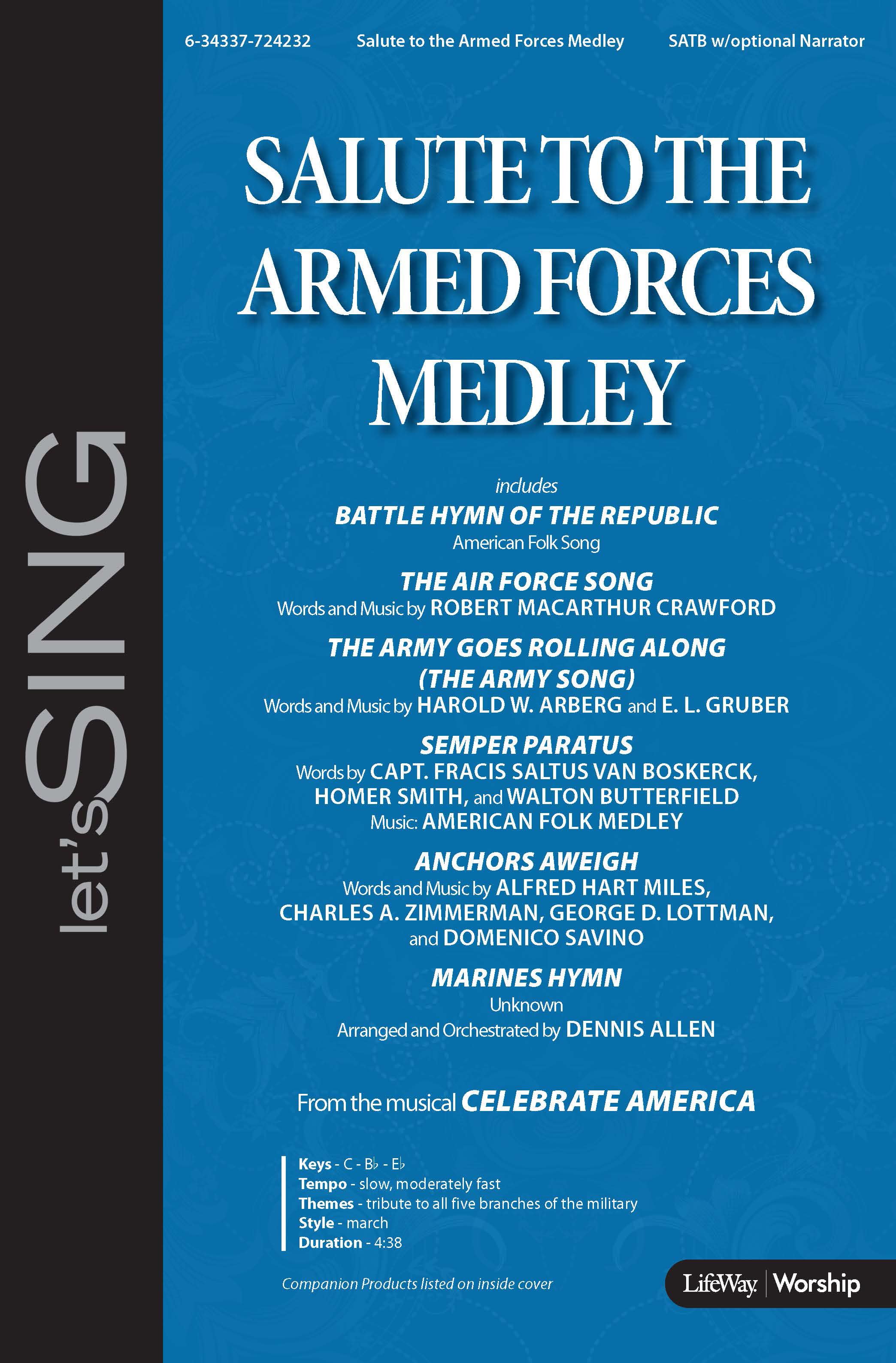 Salute to the Armed Forces Medley - Downloadable Lyric File