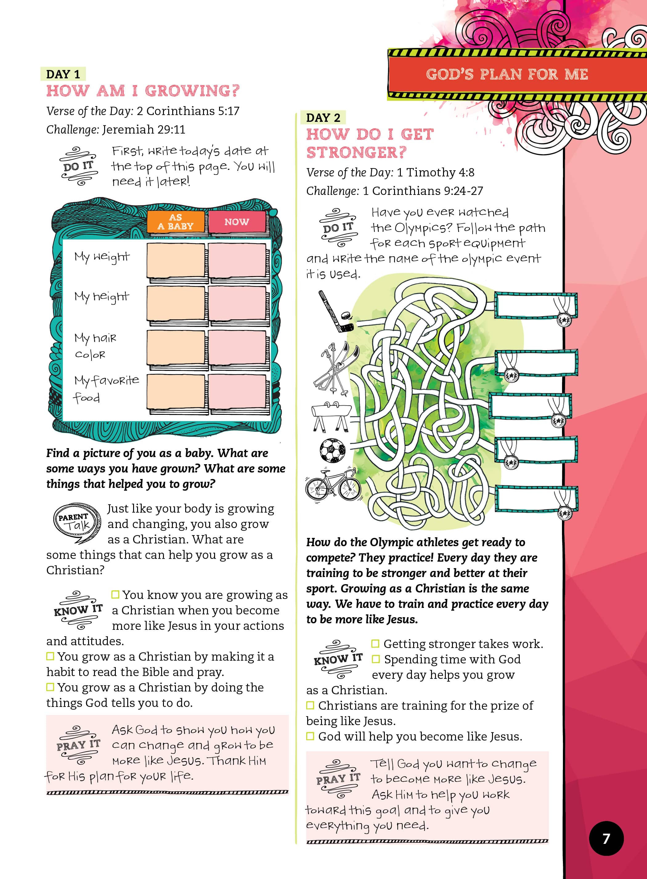 slide 3 of 4 for I’m A Christian Now!: Growing in My Faith