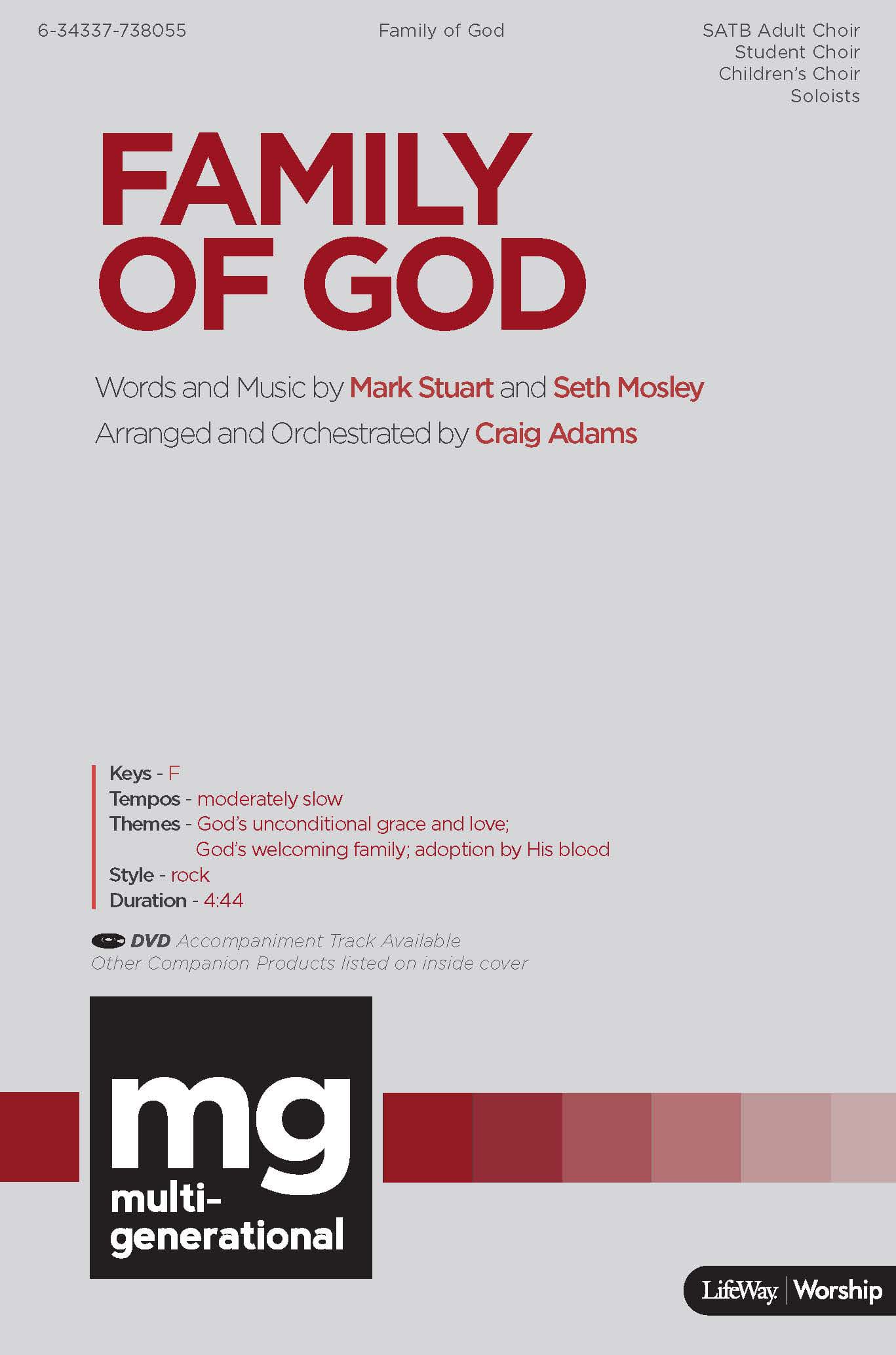 Family of God - Downloadable Bass Rehearsal Track