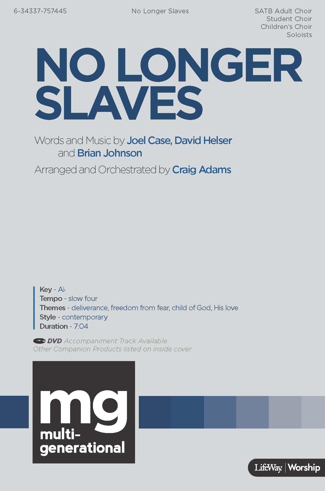 No Longer Slaves - Downloadable Anthem (Min. 10)