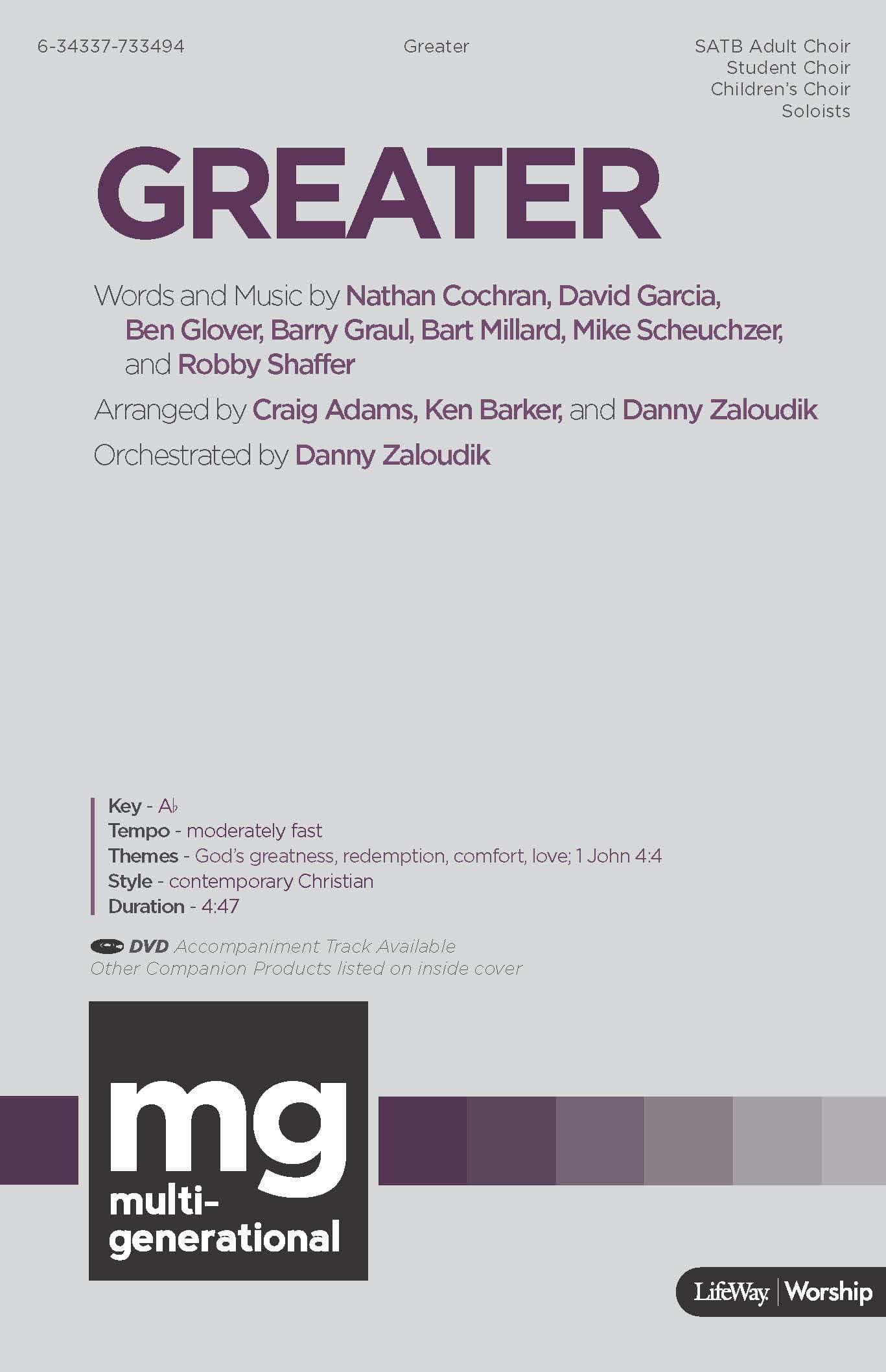 Greater - Downloadable Anthem (Min. 10)