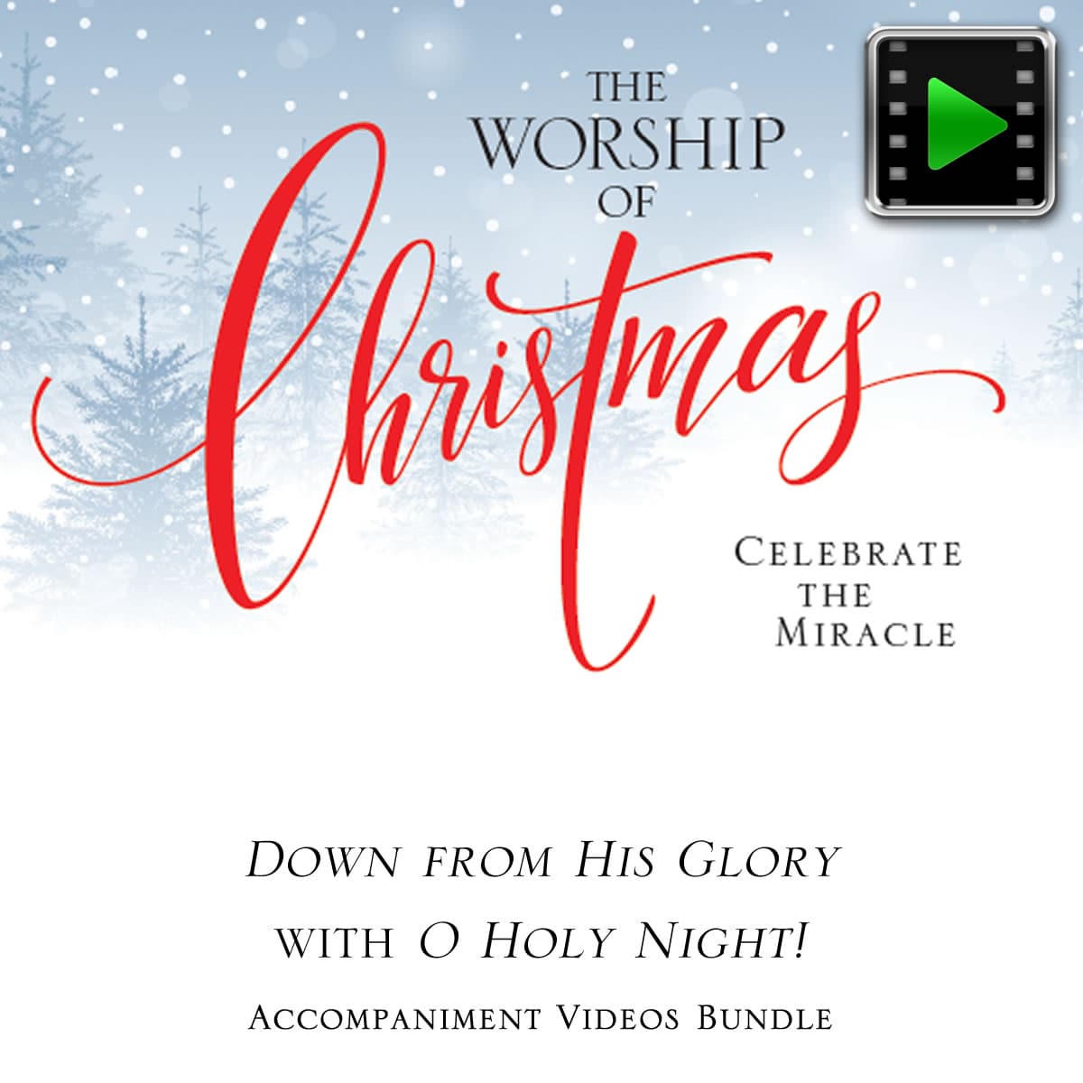 Down from His Glory with O Holy Night! - Downloadable Accompaniment Video Bundle