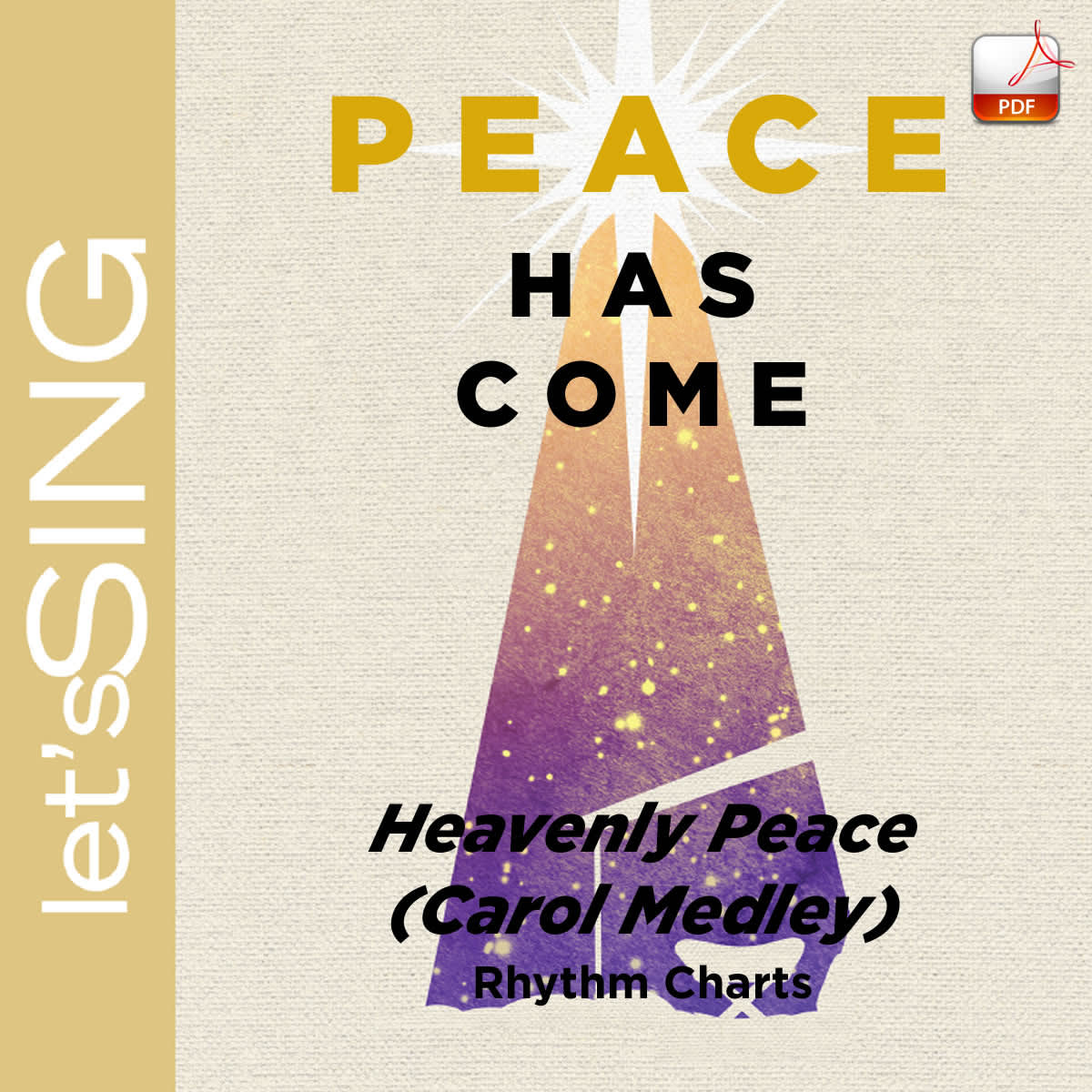 Heavenly Peace (Carol Medley) - Downloadable Rhythm Charts