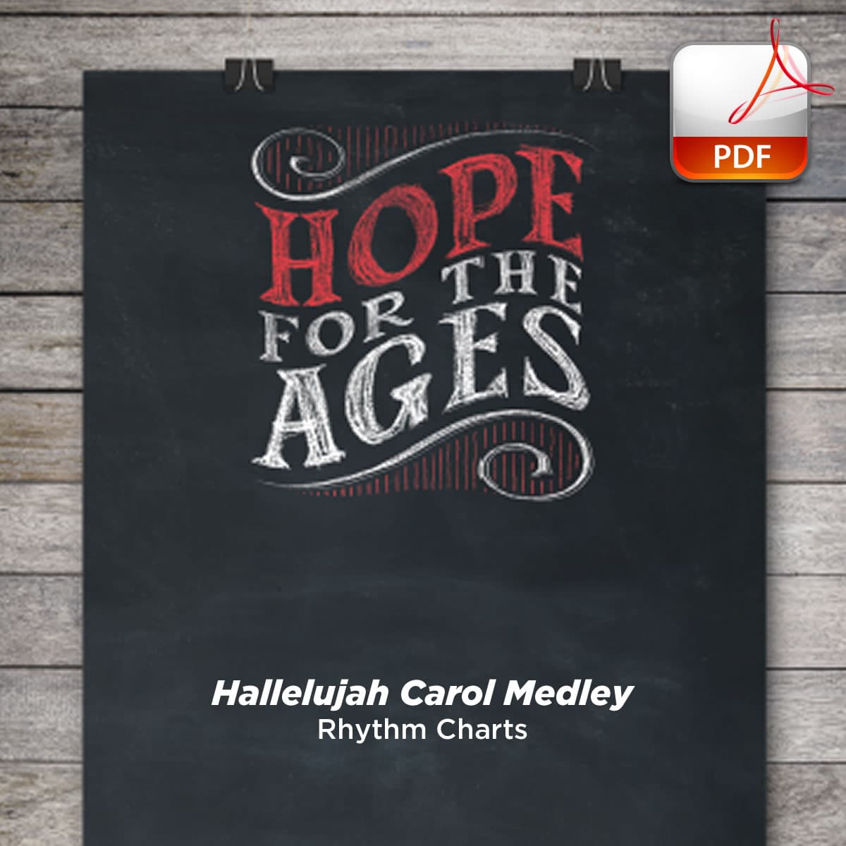 Hallelujah Carol Medley - Downloadable Rhythm Charts