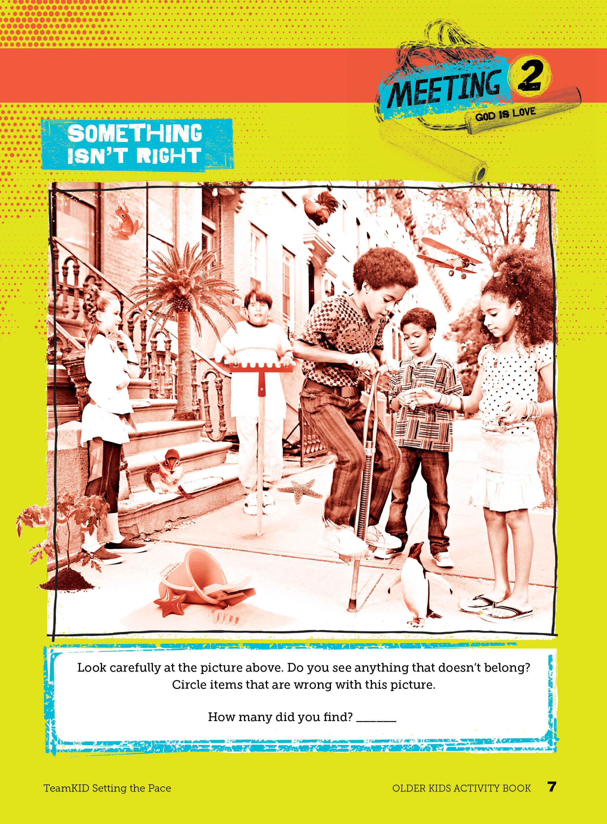slide 3 of 4 for TeamKID: Setting the Pace - Older Kids Activity Book
