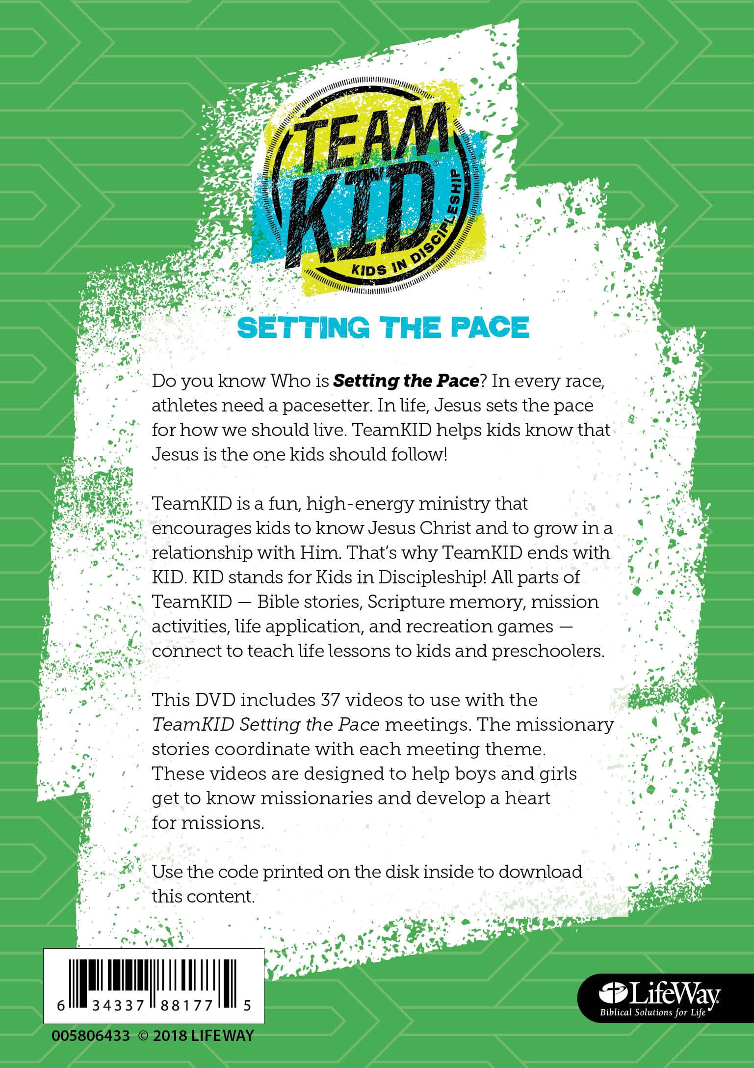 slide 2 of 2 for TeamKID: Setting the Pace - Missions DVD