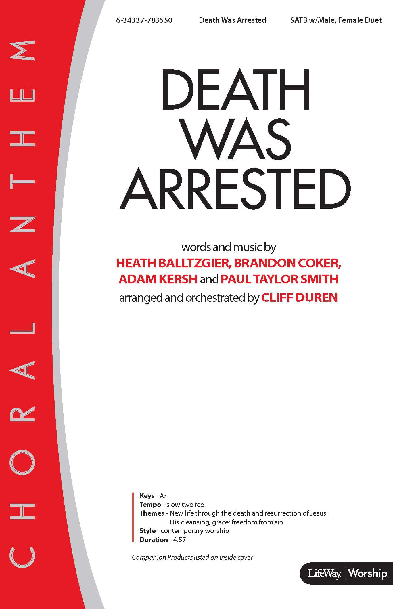 Death Was Arrested - Downloadable Soprano Rehearsal Track