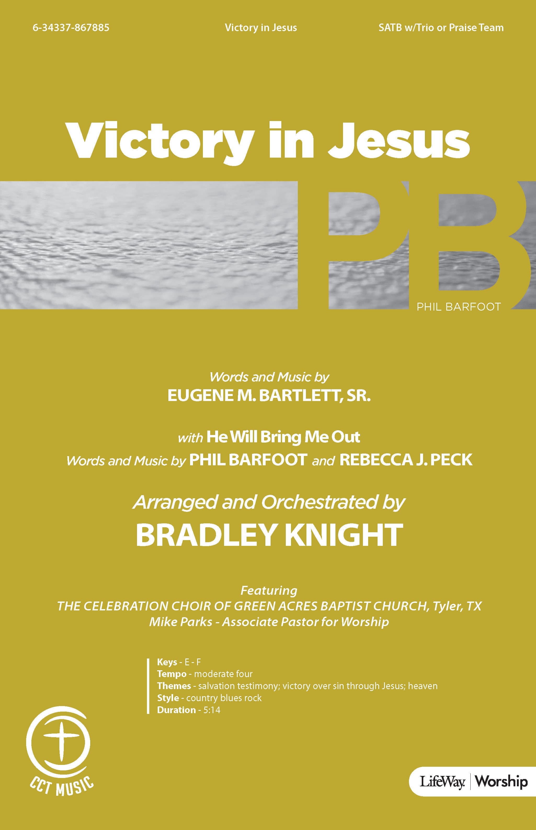 Victory in Jesus with He Will Bring Me Out - Downloadable Bass Rehearsal Track