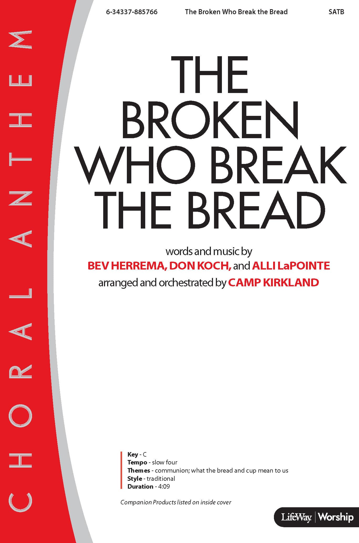 The Broken Who Break the Bread - Anthem Accompaniment CD