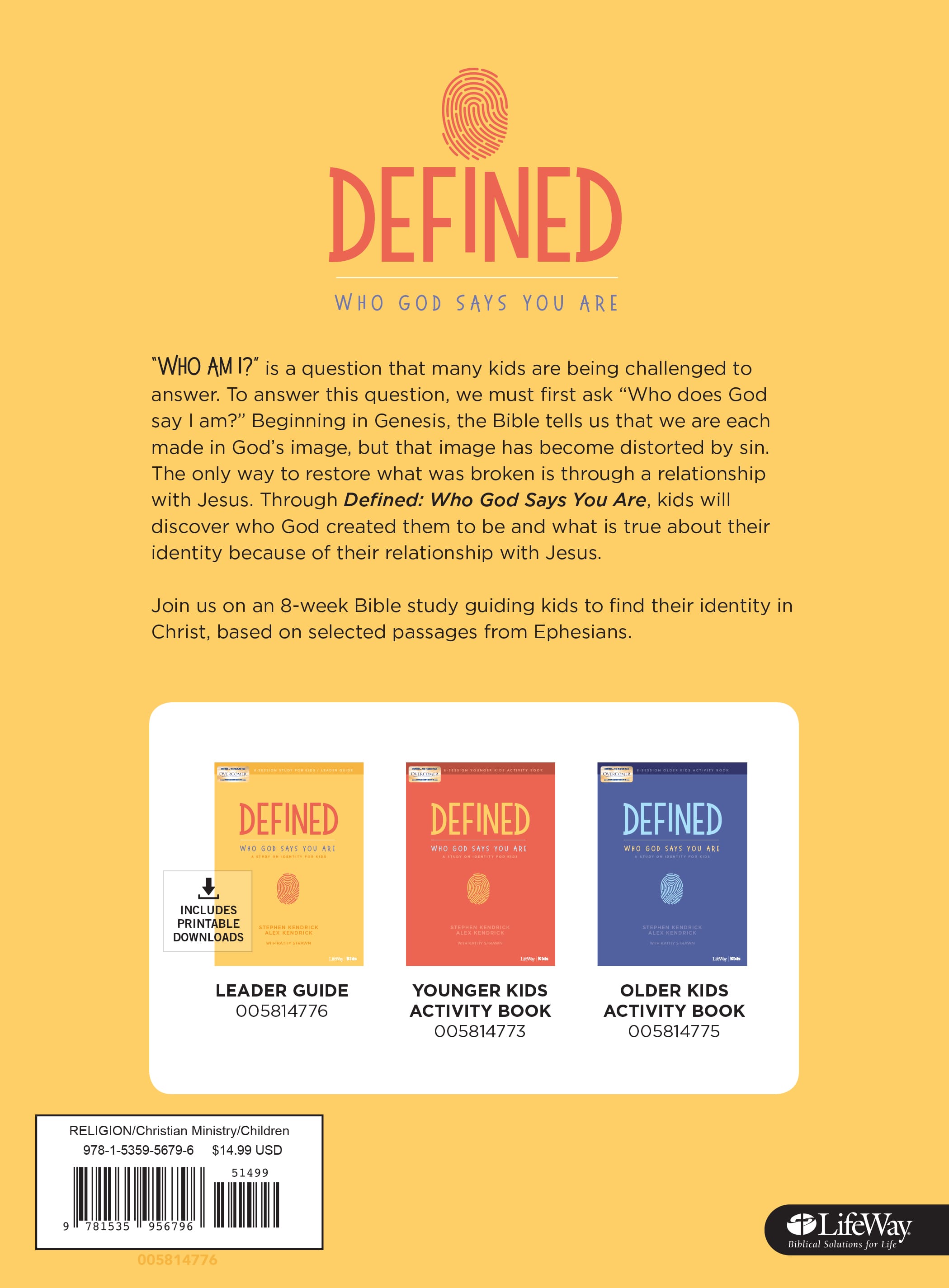 slide 14 of 15 for Defined: Who God Says You Are - Leader Guide