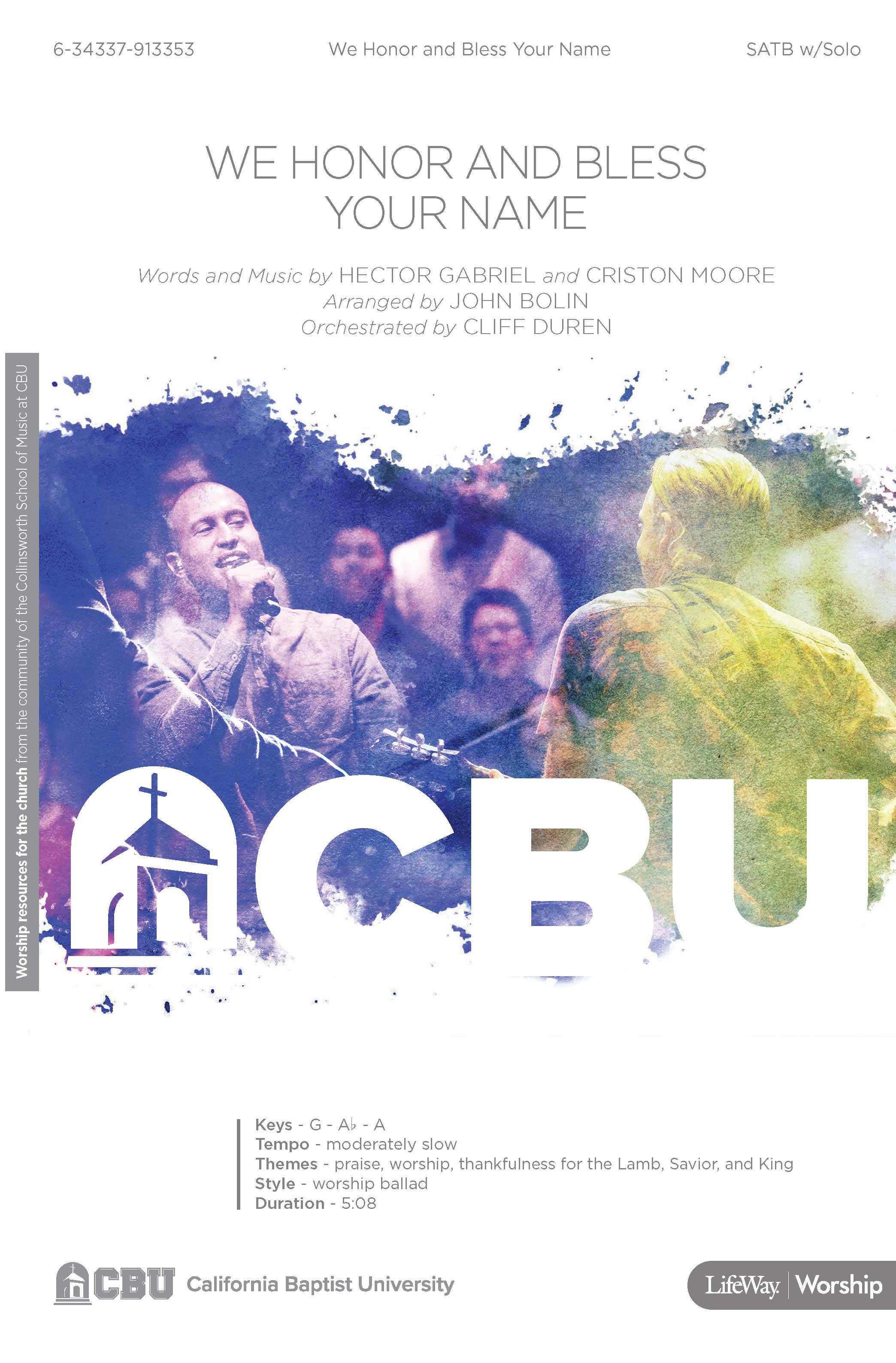 We Honor and Bless Your Name - Downloadable Orchestration