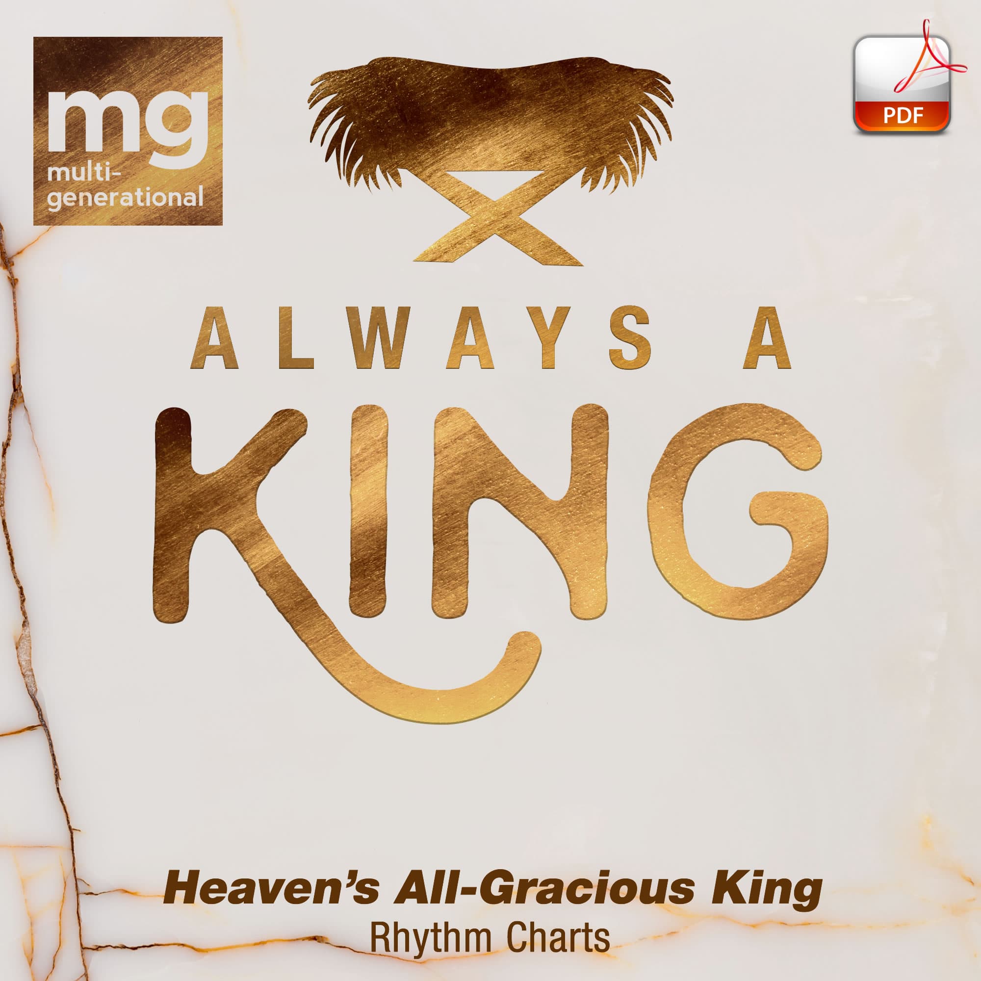 Heaven's All Gracious King - Downloadable Rhythm Charts