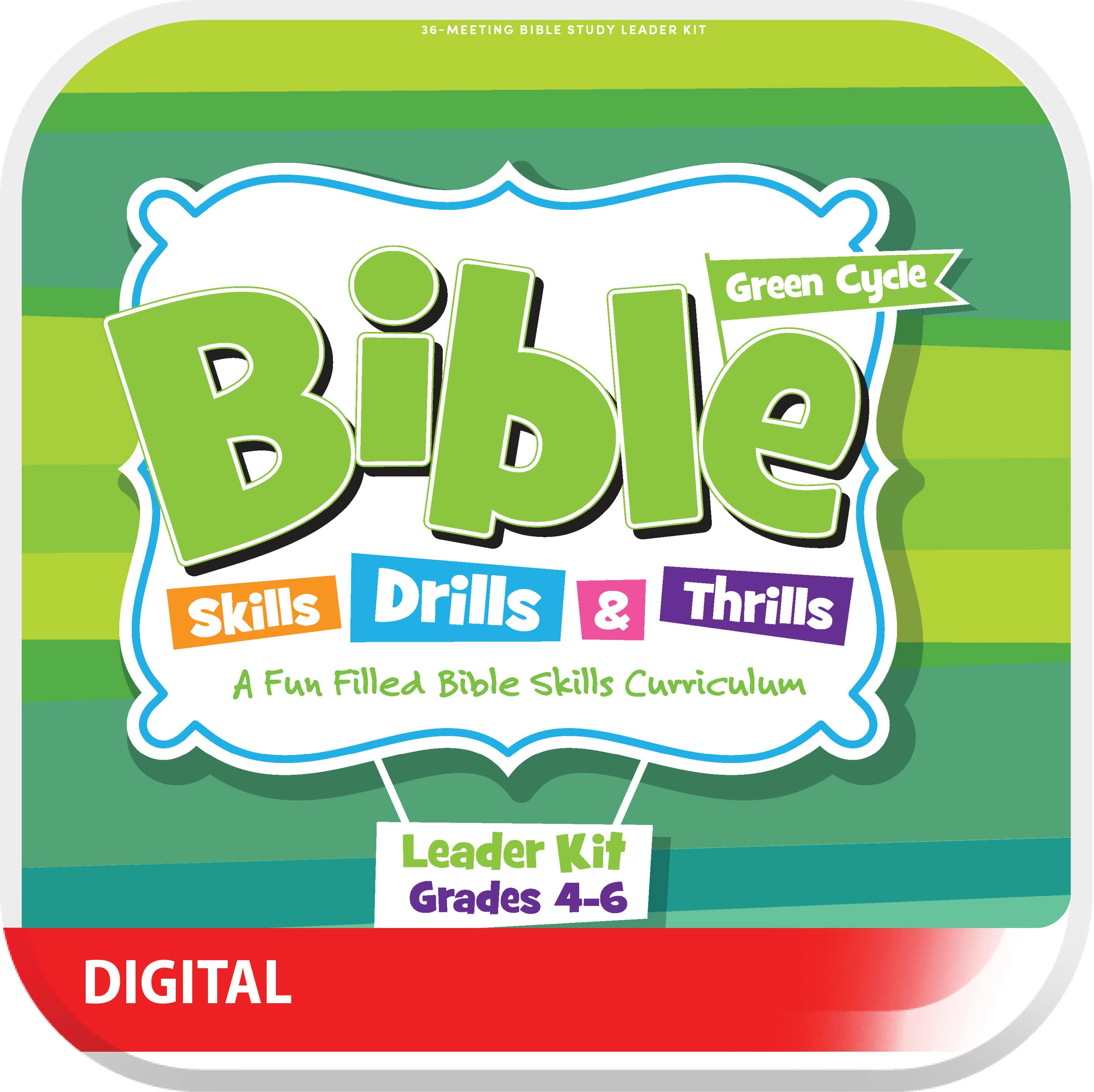 Bible Skills Drills and Thrills Green Cycle (Grades 4-6) - Digital Leader Kit