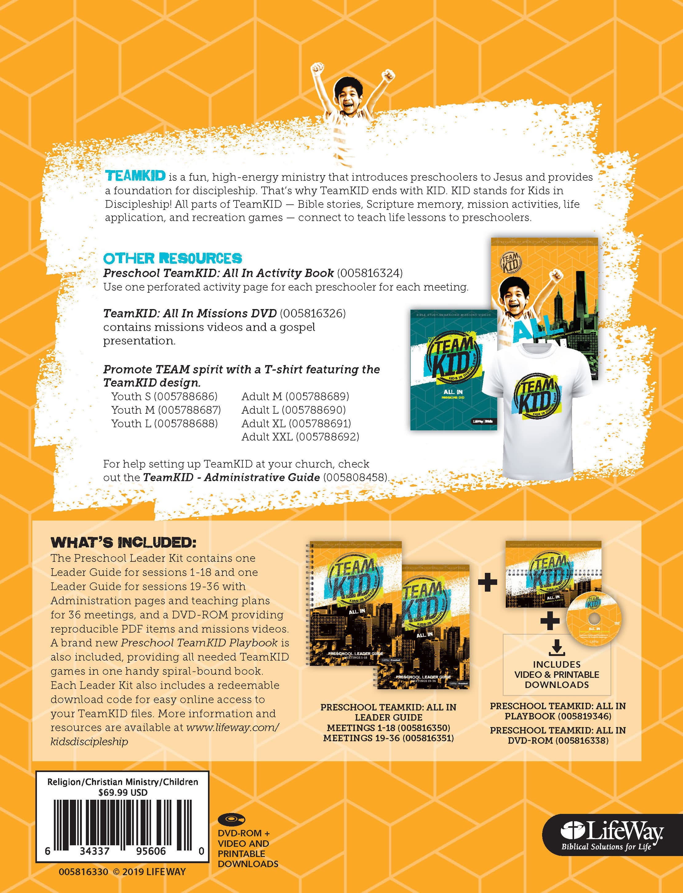 slide 2 of 5 for Preschool TeamKID: All In - Leader Kit