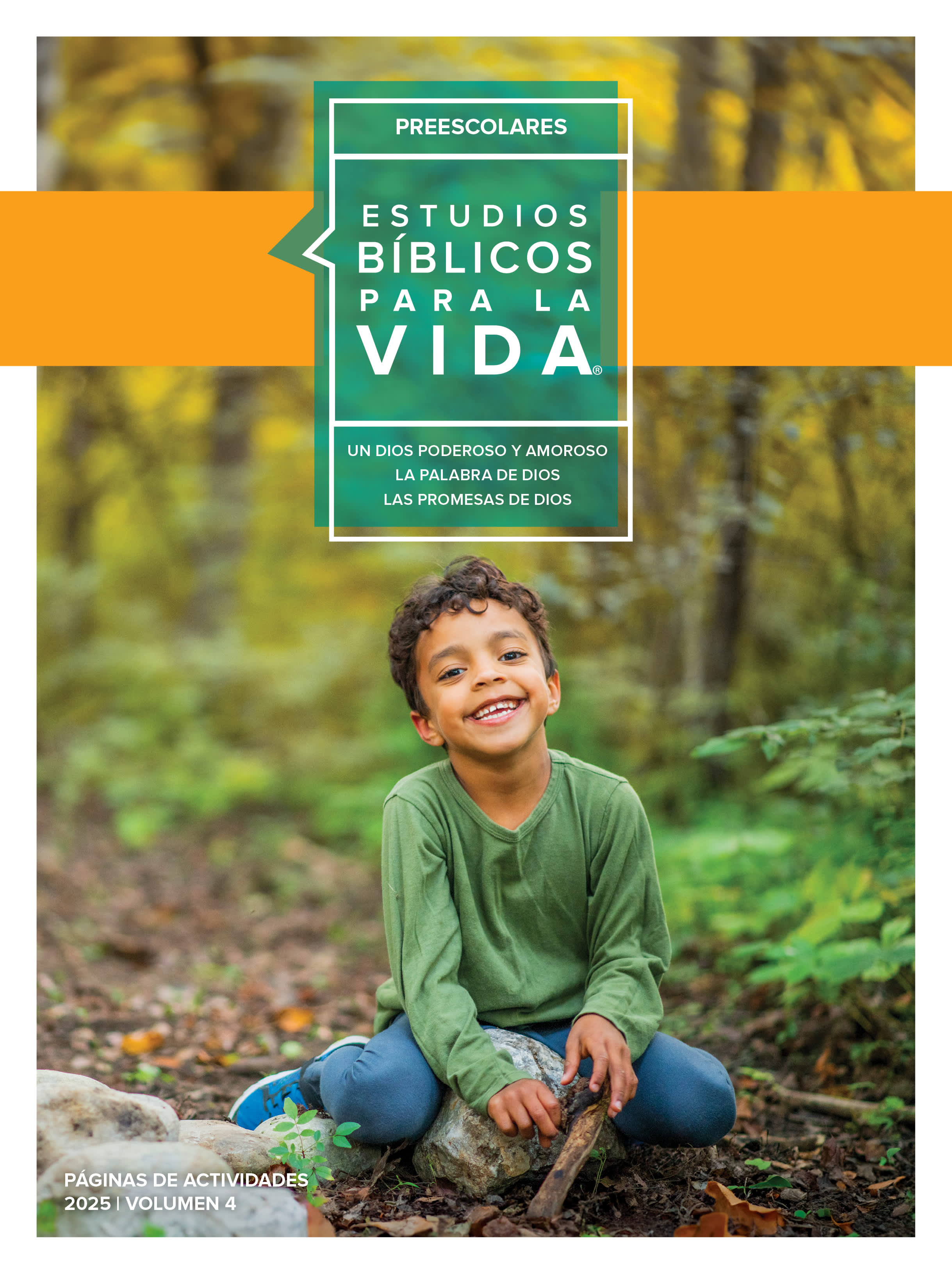 Estudios Bíblicos para la Vida: Páginas de Actividades para Preescolares 3's-5 Versión Digital, 2025 Volumen 4